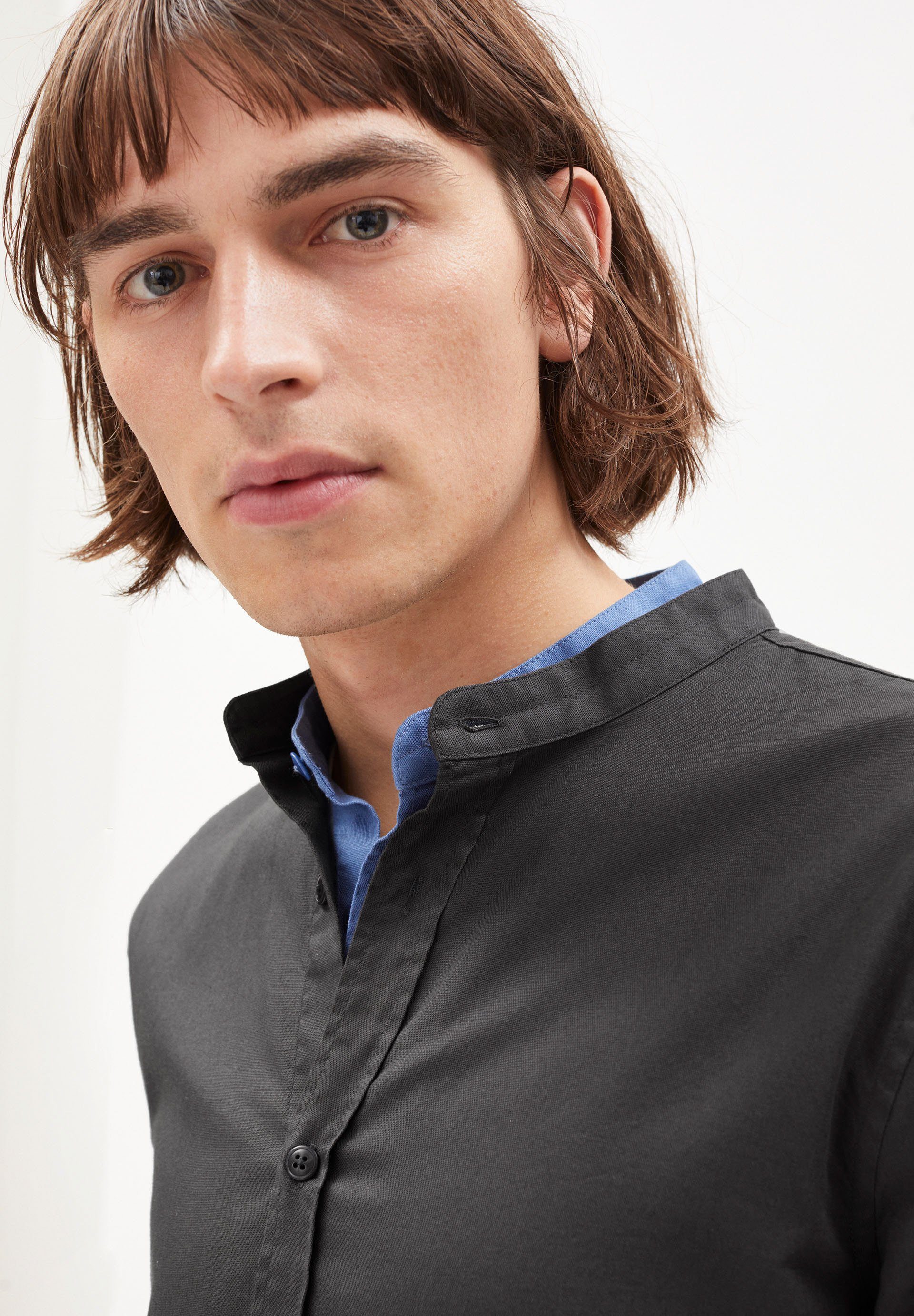 Armedangels Langarmhemd TOMAASO Hemd Regular Fit aus Bio-Baumwolle (1-tlg., Regular Fit) Regular Fit