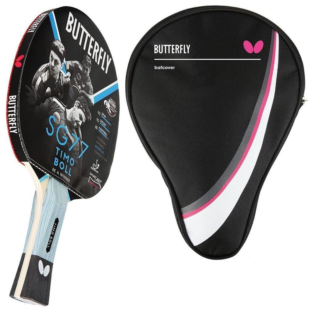 Tischtennisschläger 1x Timo Boll SG77 + Drive Case 1
