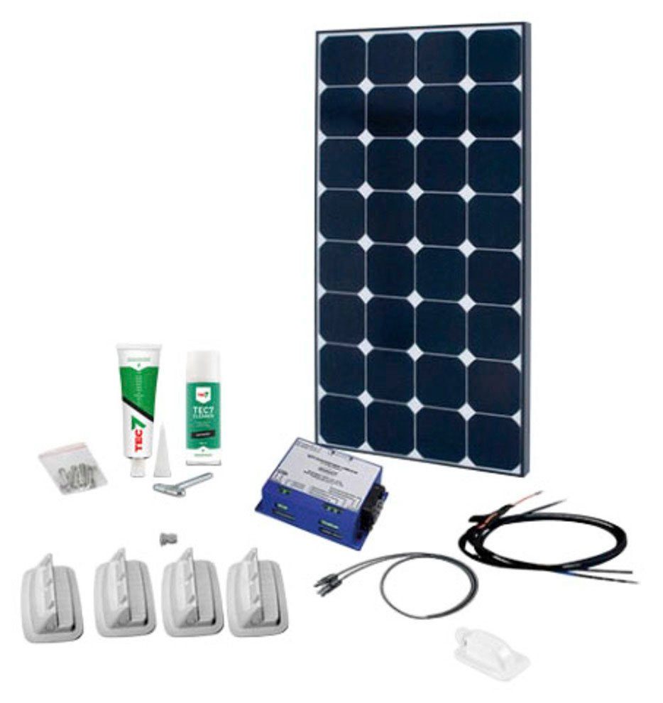 Phaesun Solaranlage SPR Caravan Kit, Solar Peak MPPT LRM1218 120 W, 120 W, Monokristallin, (Komplett-Set) | Solaranlagen