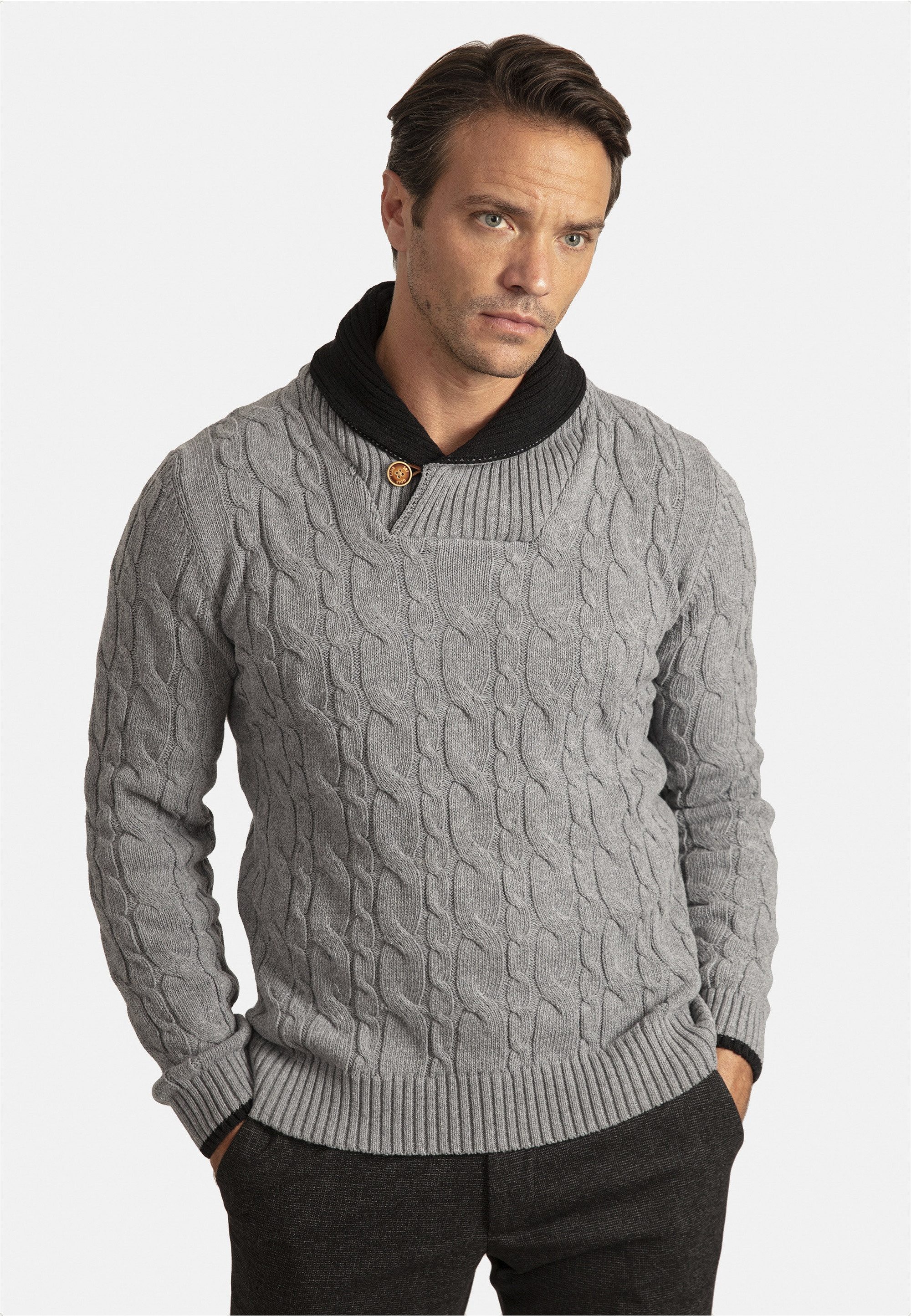 SIR RAYMOND TAILOR Strickpullover Meribel im angesagten Grobstrick-Design günstig online kaufen