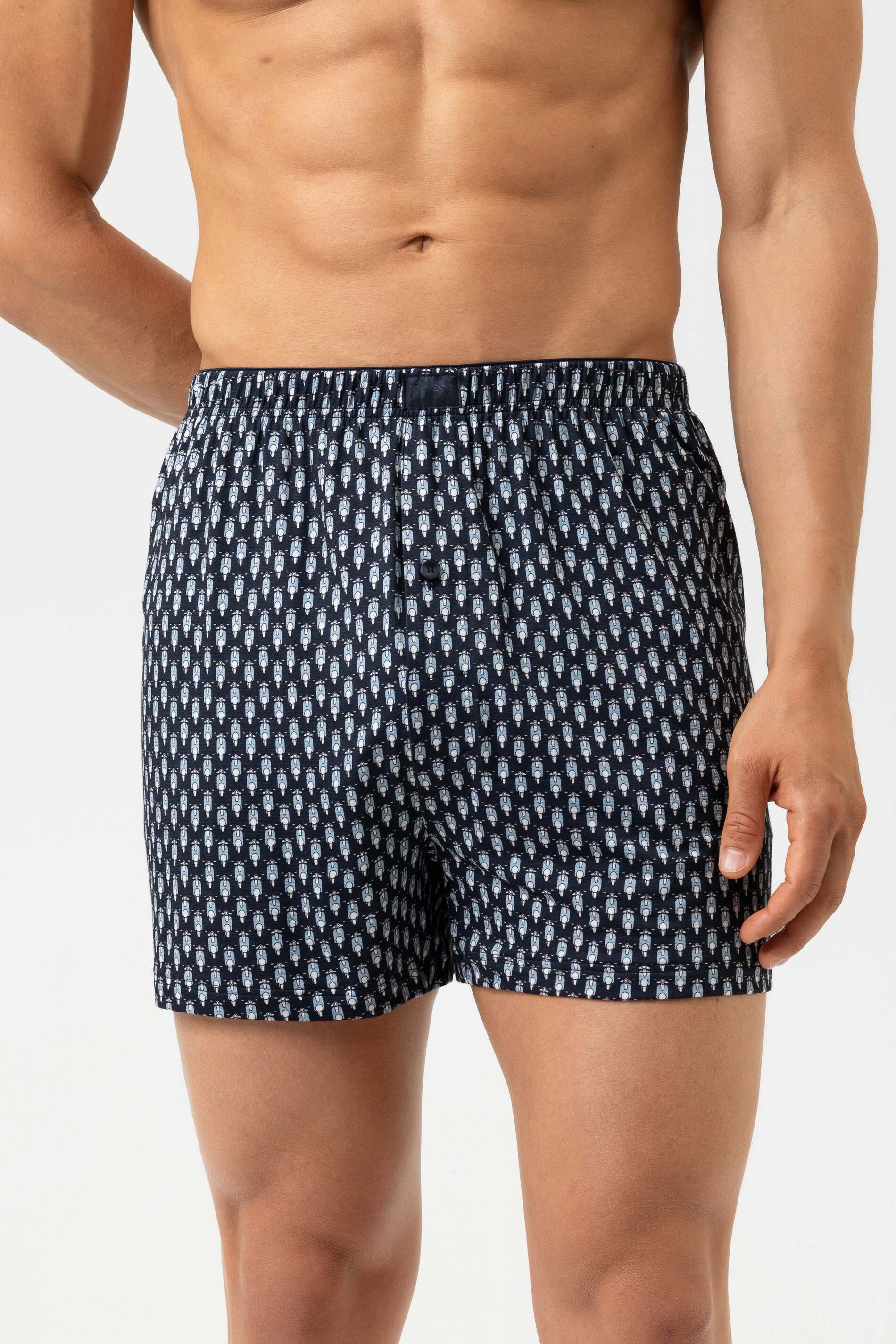 Mey Boxershorts Serie Scooter Venture Minimal-Print (1-St., 1) Mit Knopflei günstig online kaufen