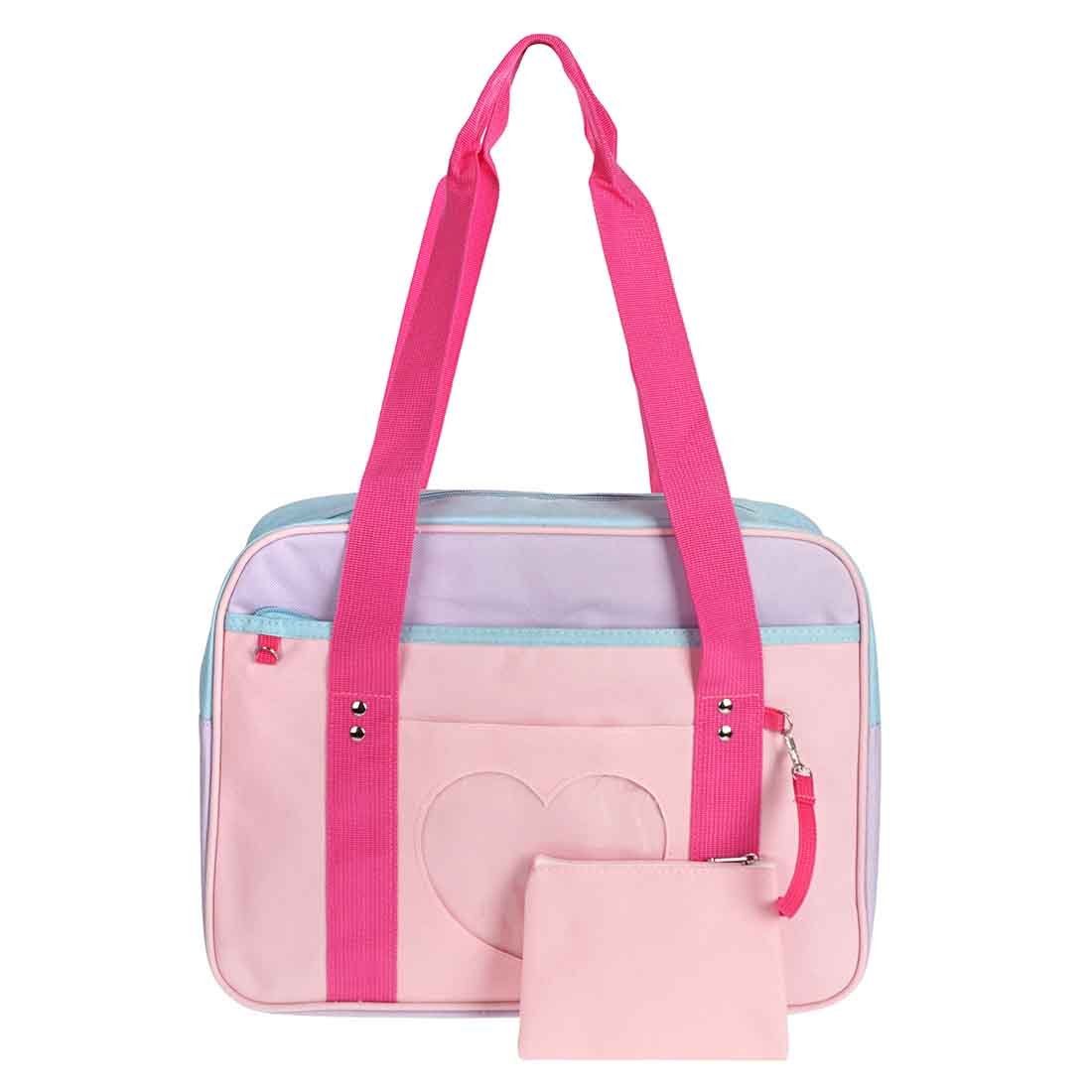 GalaxyCat Umhängetasche Japanische Schultasche für Oberschülerinnen, Pink, Cosplay Umhängeta, Japanische Schultasche fürs Cosplay