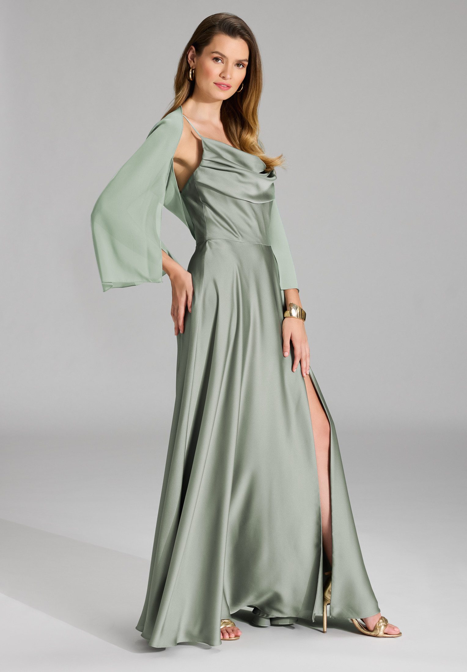 SWING Abendkleid aus leichtem Chiffon günstig online kaufen