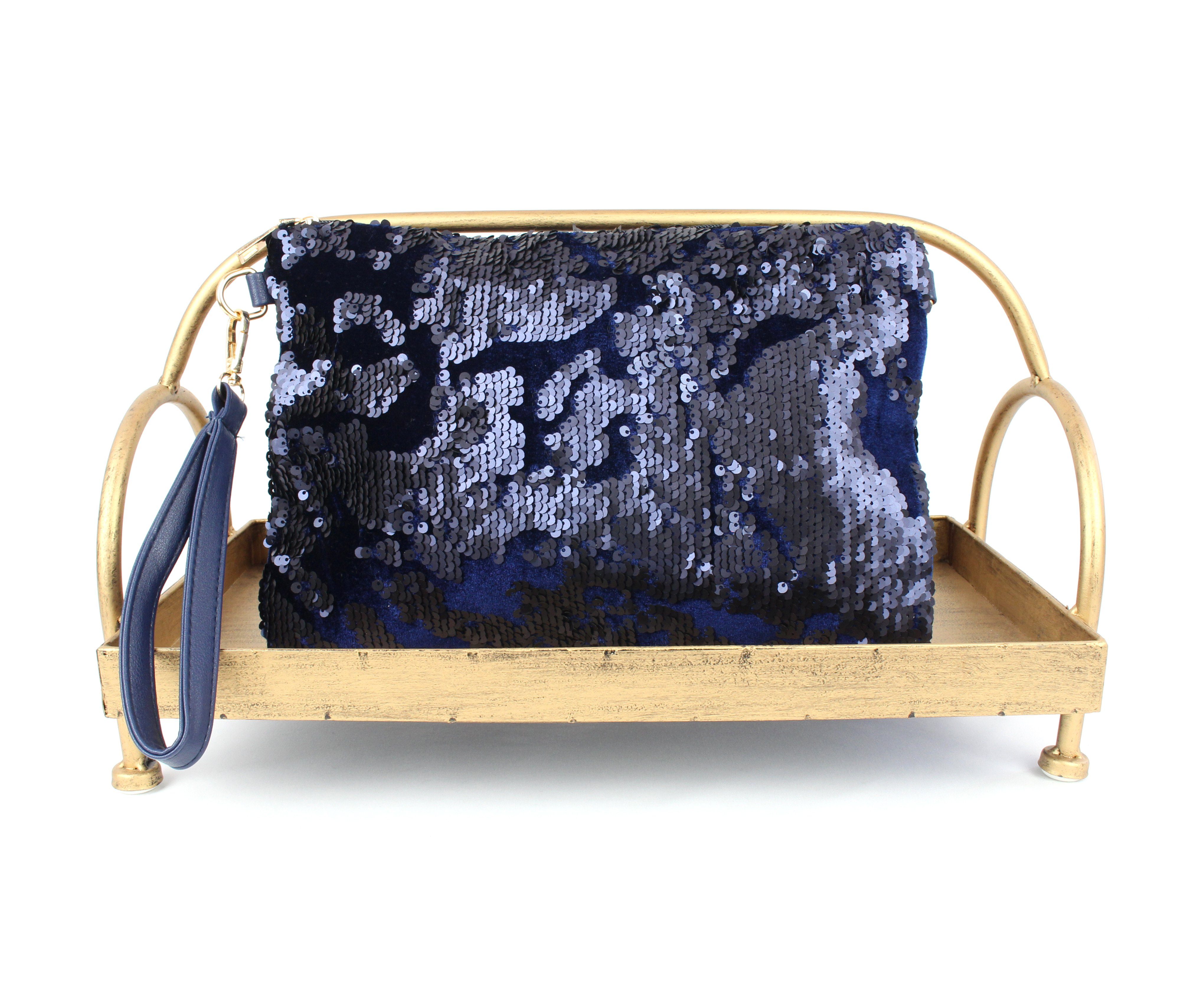 ZEBRO Clutch Pailletten-Clutch