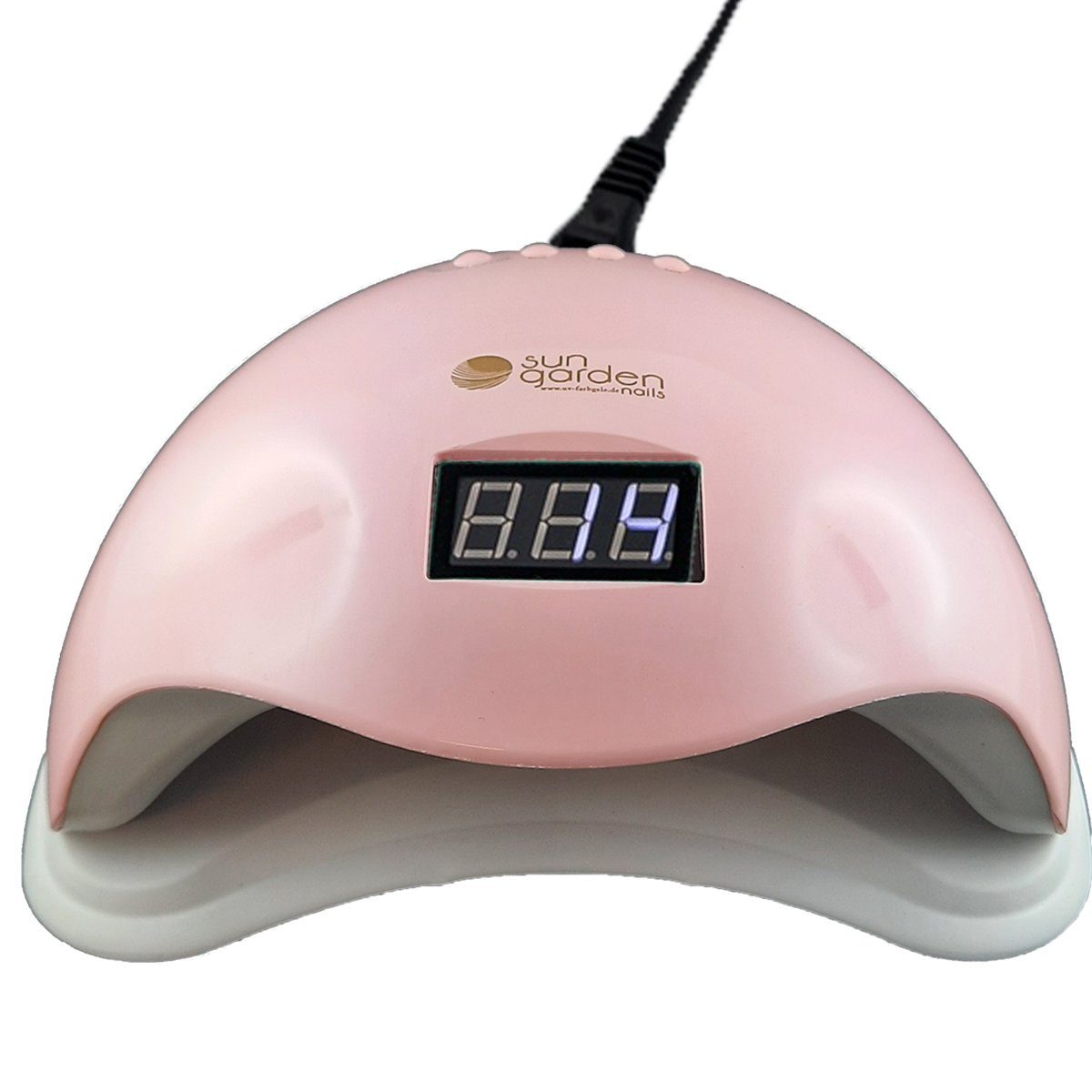 Sun Garden Nails Lichthärtungsgerät LED/UV Lampe Sun5 rosa 48W CCFL-LED,  Dual LED Gerät mit Timer und Ein