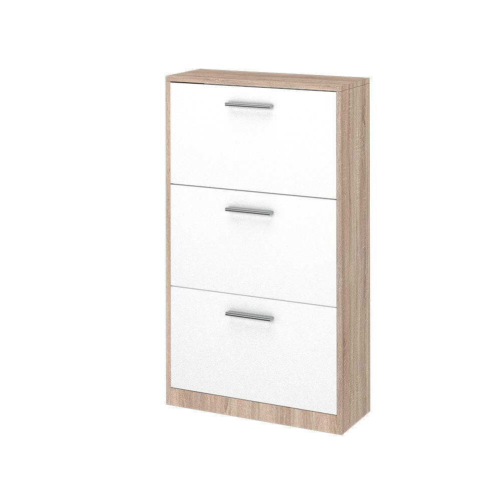 Vicco Schuhkipper Gizmo, Weiß/Sonoma/Sonoma, 59 x 105 cm (1 St) günstig online kaufen