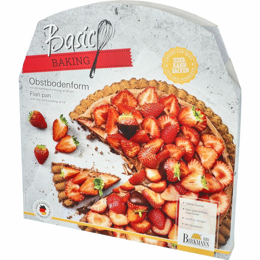 Relaxdays Teglia per Torte, Stampo Quadrato, Cerniera, Base Antiperdita, Antiaderente, LxP