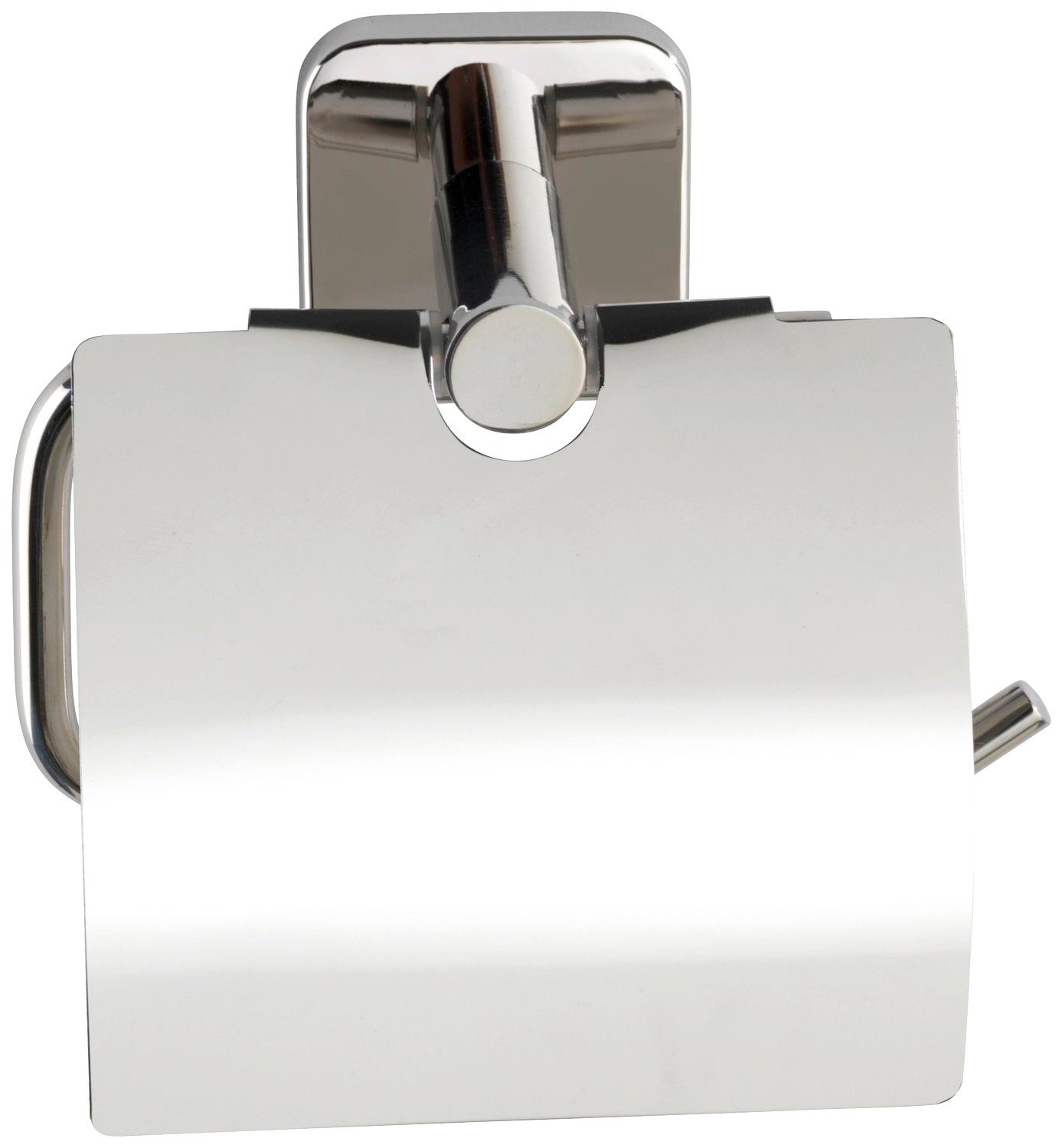 setzt Akzente Der elegante Toilettenpapierhalter (1-St), im Mezzano Toilettenpapierhalter Finish WENKO glänzenden edle