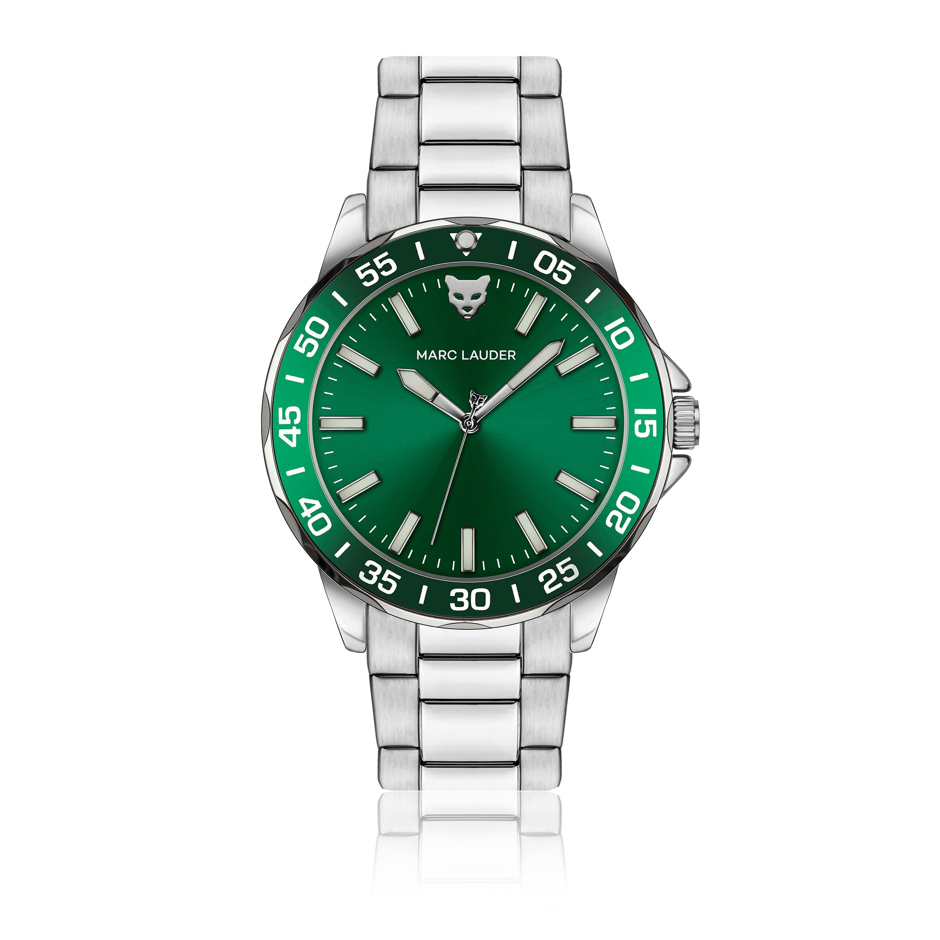 MARC LAUDER Quarzuhr MC3-B252 Vilnius Silver Link