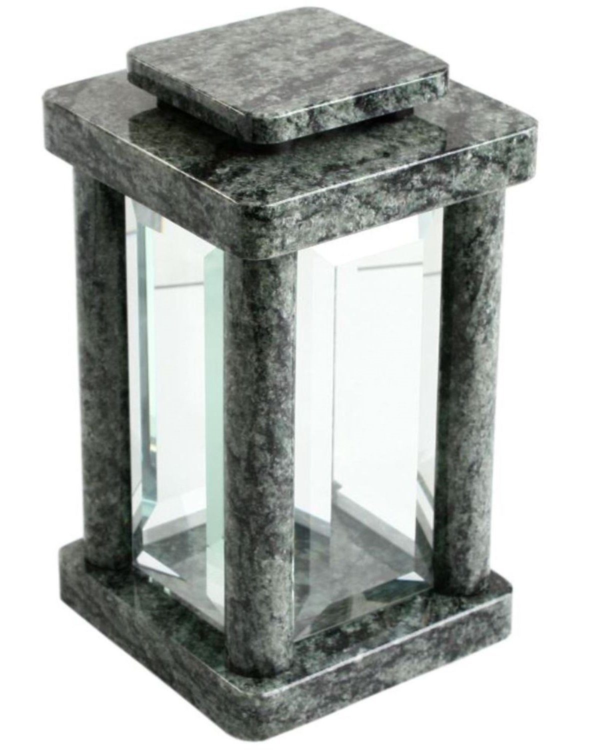 KOKA Dekoobjekt Grab-Lampe Granit Oliven Grün Friedhofs-Laterne, (1 St), Gr günstig online kaufen