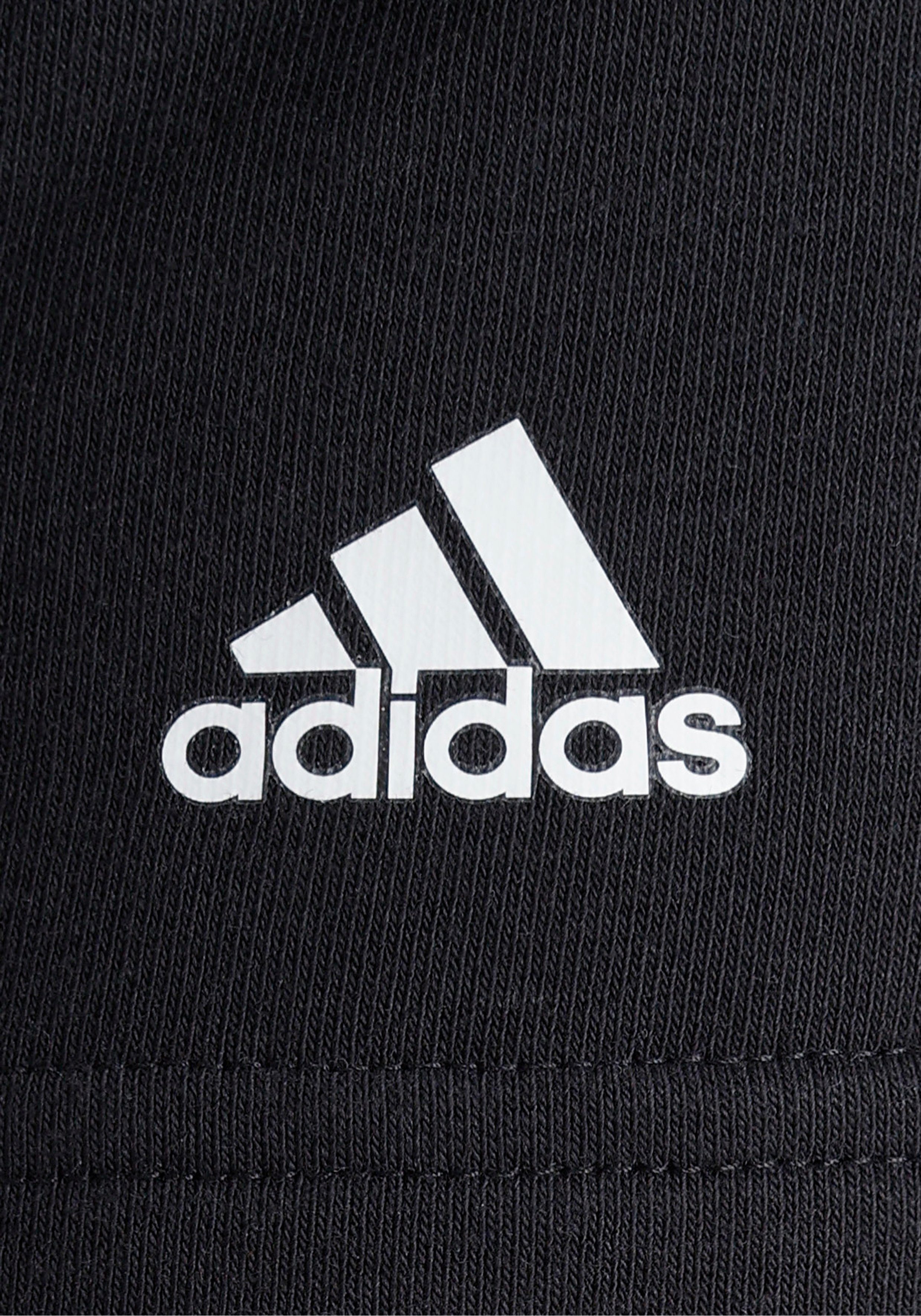 adidas Sportswear White / (1-tlg) Black 3-STREIFEN ESSENTIALS Shorts