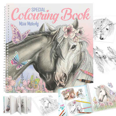 Depesche Malvorlage Miss Melody Pferde Special Malbuch Buch Ausmalbuch Pony (1-St)