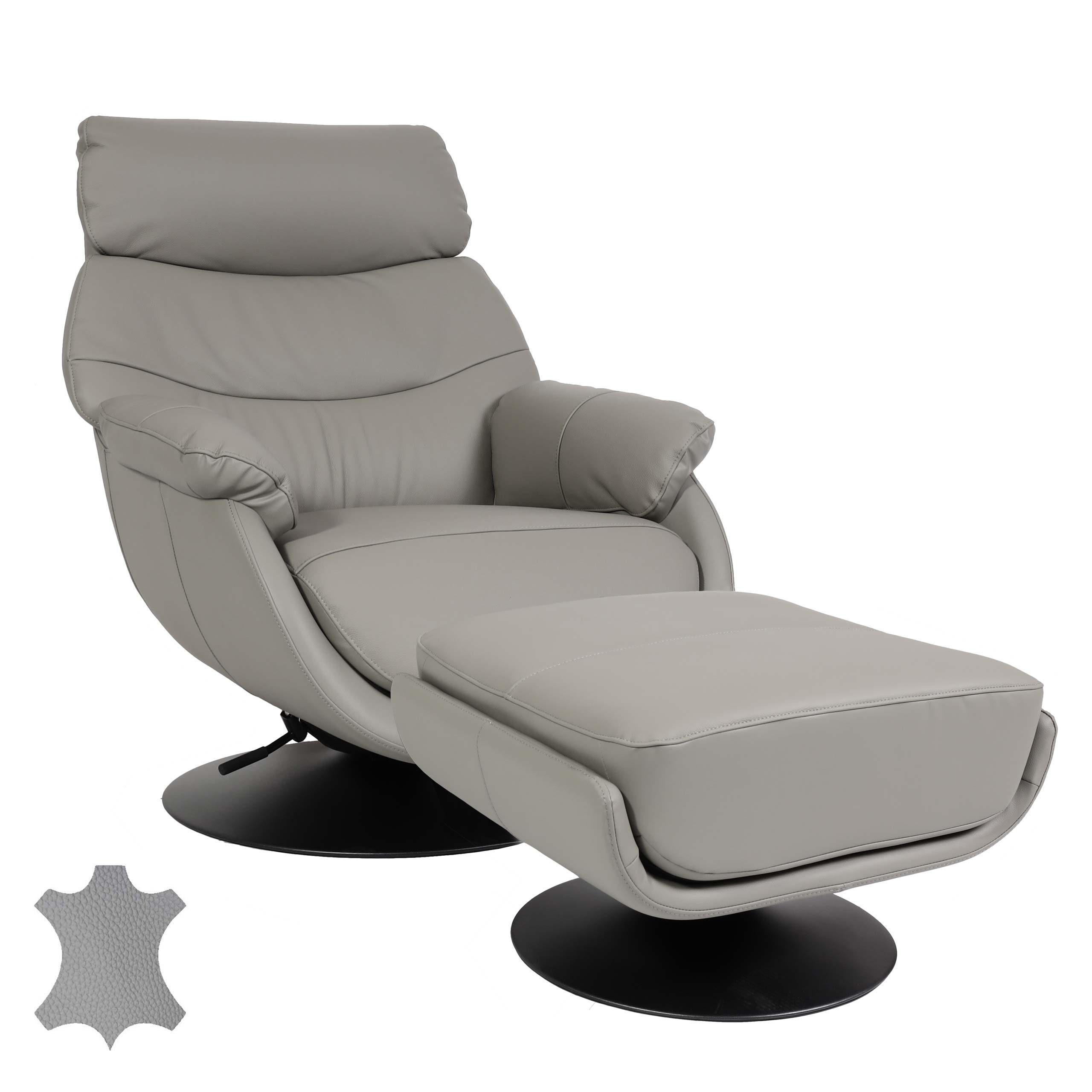 Feststellhebel, Breite grau Mit grau MCW Mit Relaxsessel Armlehnen Sitzfläche, | MCW-K99,