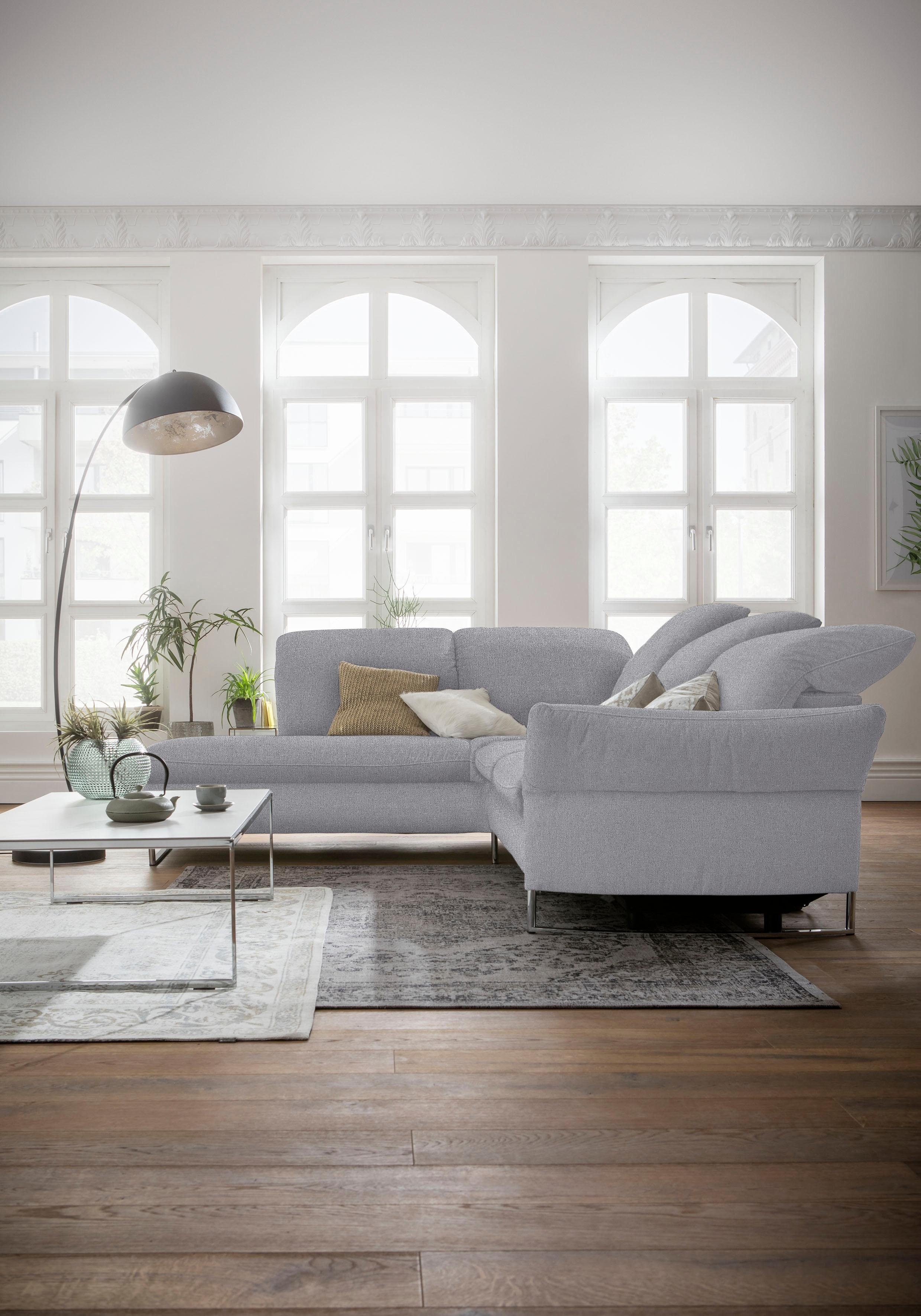 Musterring GALLERY Ecksofa motorischer M Viviana, by Relaxfunktion wahlweise branded mit