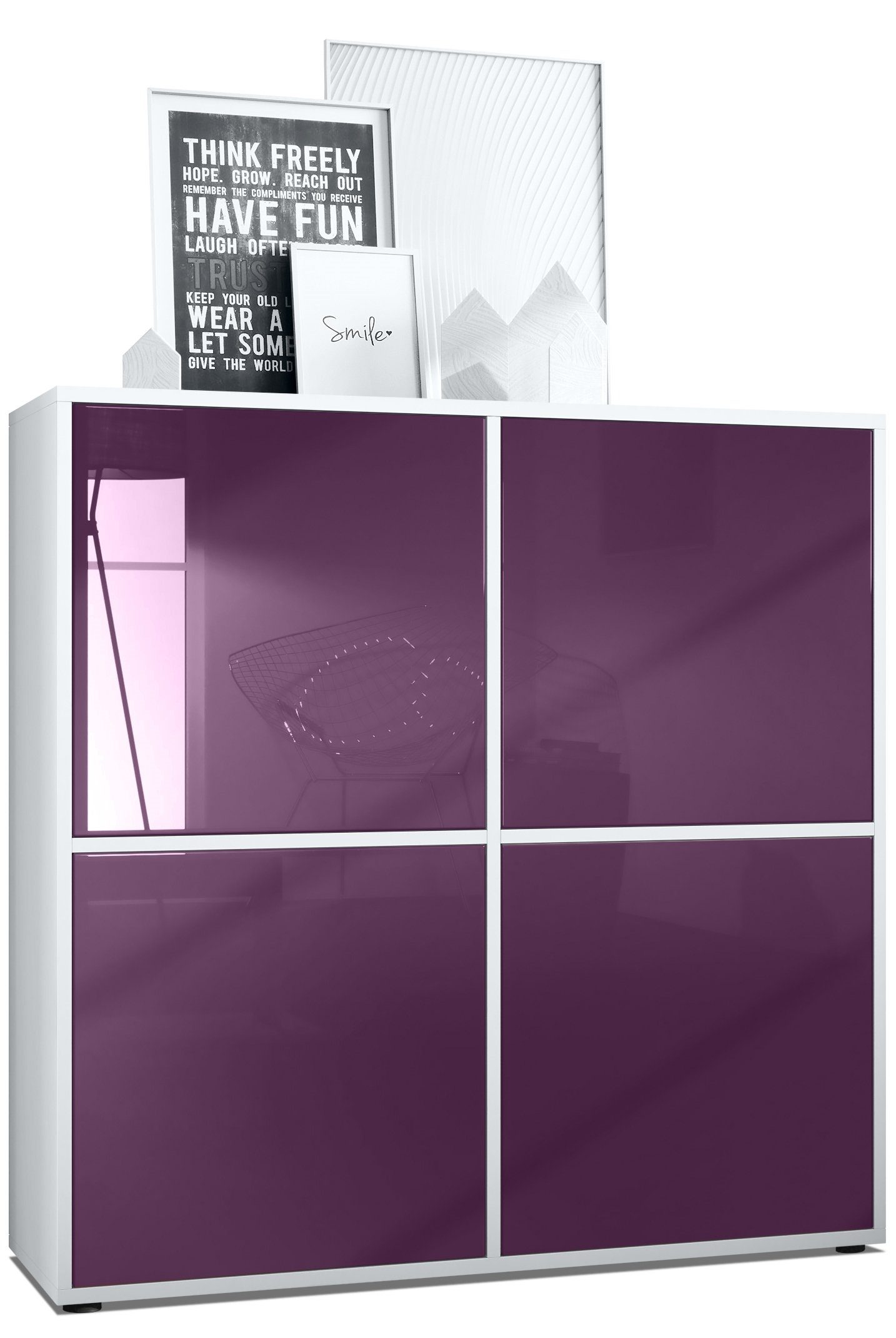 Vladon Highboard Cuba V2 (Schrank, 104 günstig online kaufen
