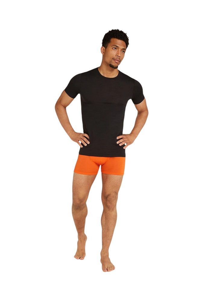 Icebreaker Boxershorts Anatomica (Merinowolle) Unterwäsche Blaze orange Herren