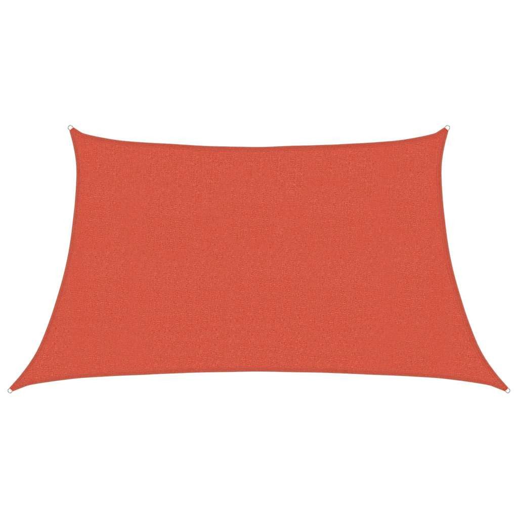 vidaXL Sonnensegel Sonnensegel 160 g/m² Terrakottarot 3/4x2 m HDPE, (1-tlg)