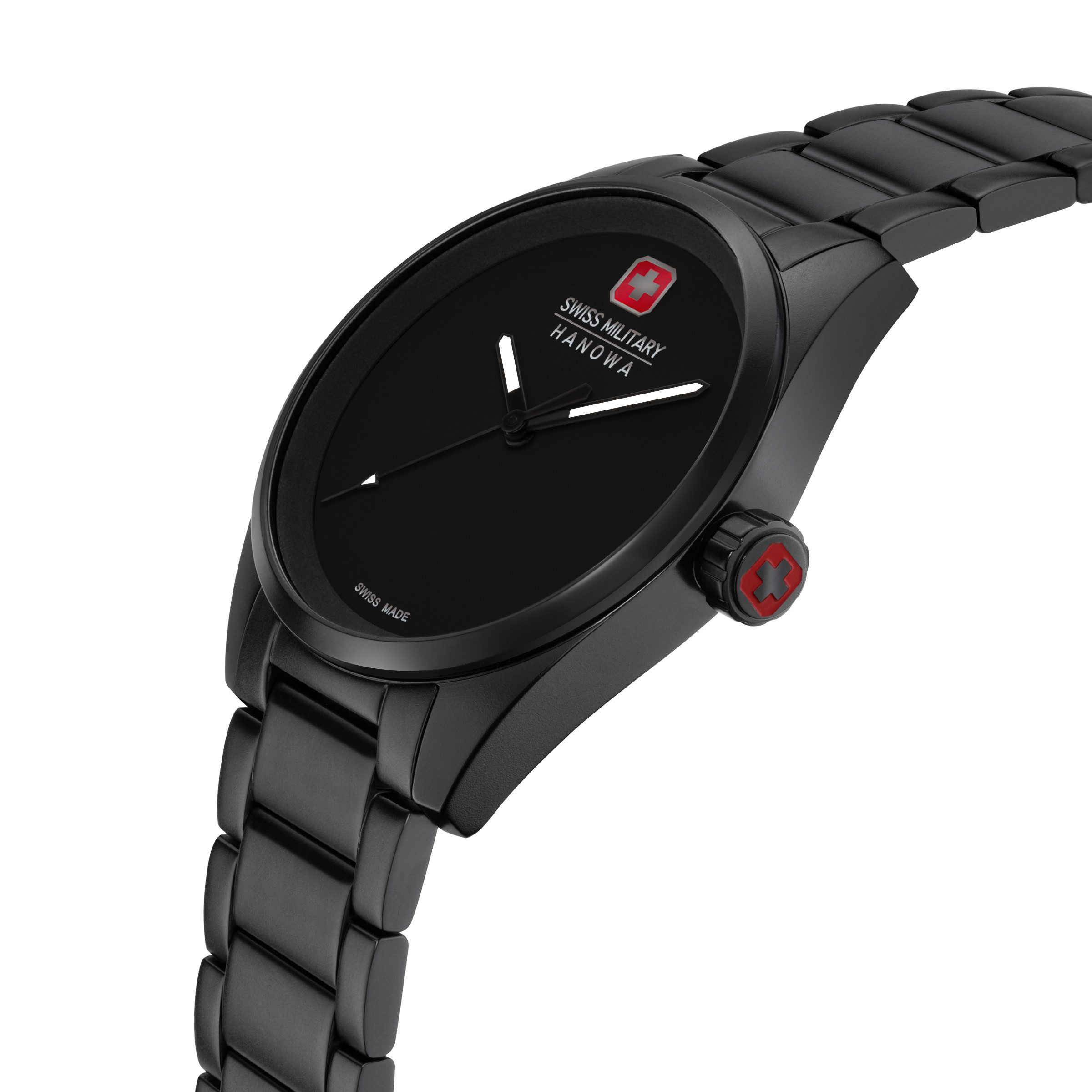 Swiss Military Hanowa Quarzuhr Quarzuhr Herrenuhr 42 Quarz Herren SMWGG0003530