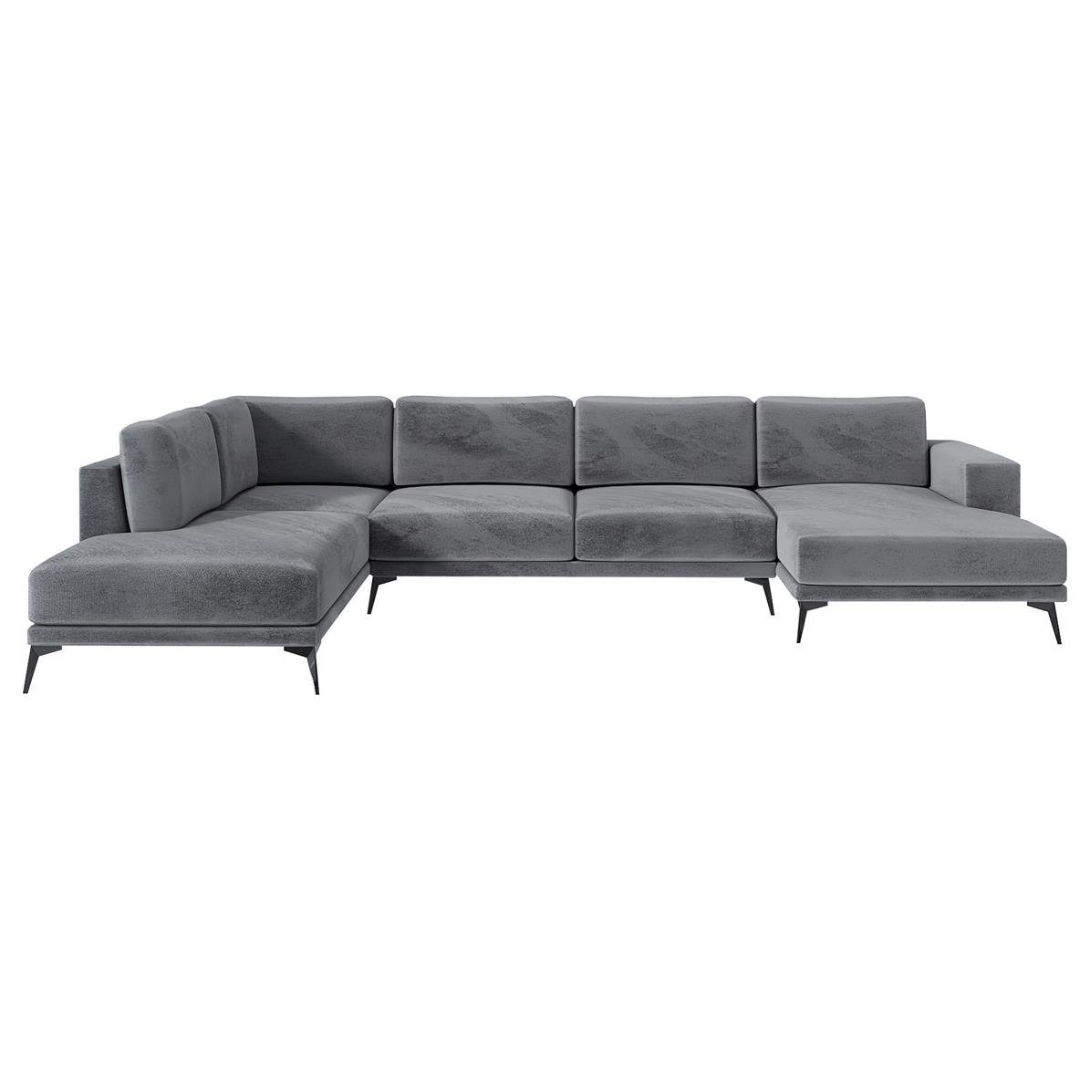 Zorano Ecksofa Anthracite LU 18 MöbelLand MAX A&J GmbH