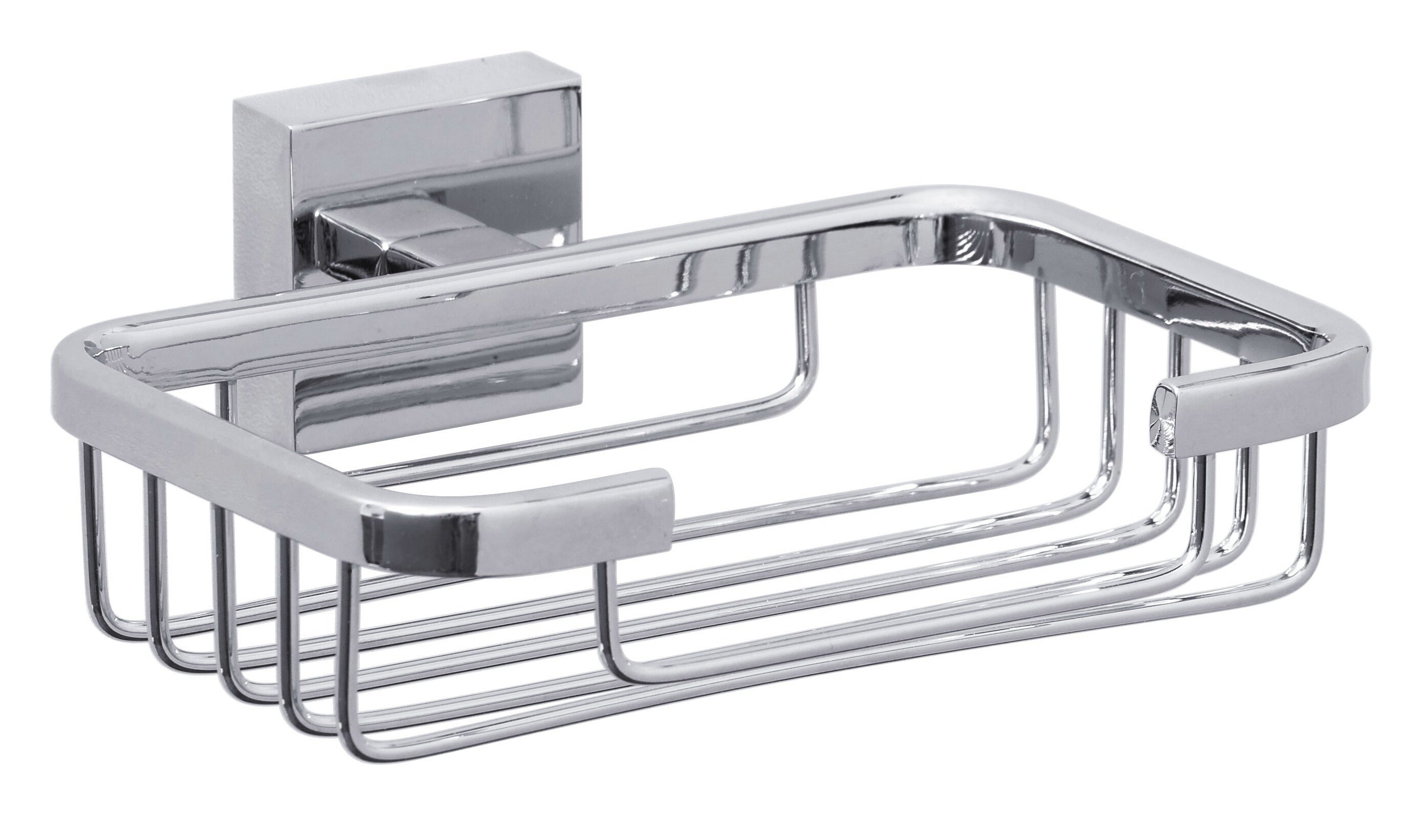tesa Дозатори мила 1x tesa ekkro Seifenablage, (Komplett-Set, 2-tlg), chrom 11,8 cm : 13,5 cm : 5 cm
