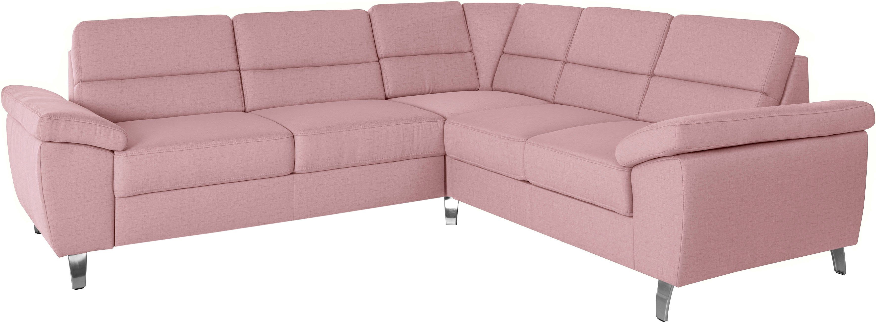 sit&more Ecksofa Sorano L-Form, wahlweise mit Bett- und Relaxfunktion, inkl. Bettkasten