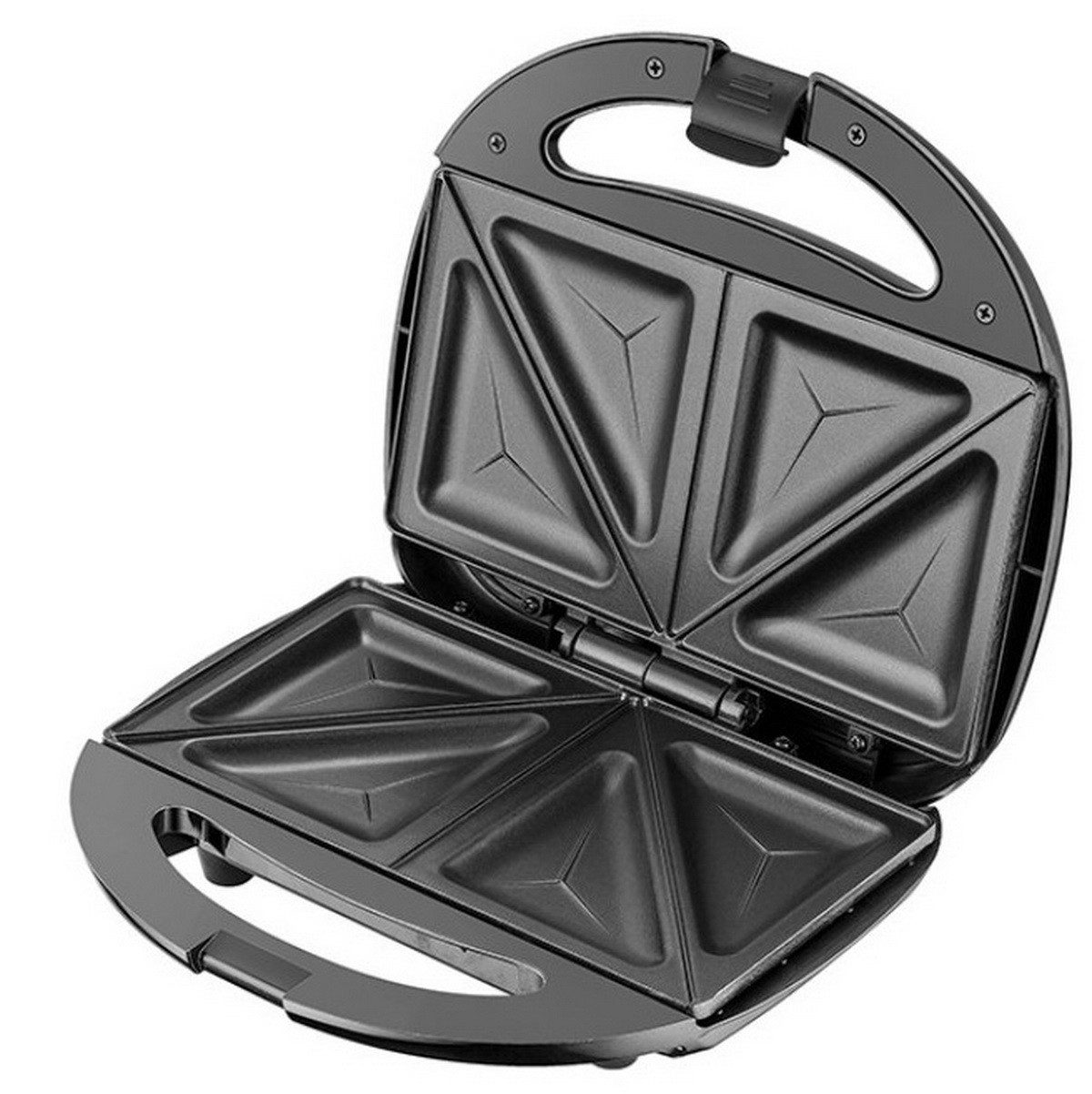 Michelino Sandwichmaker Sandwich-Toaster Sandwichtoaster Toast-Automat, 750,00 W, Sandwichautomat mit zwei antihaftbeschichtete Toastplatten