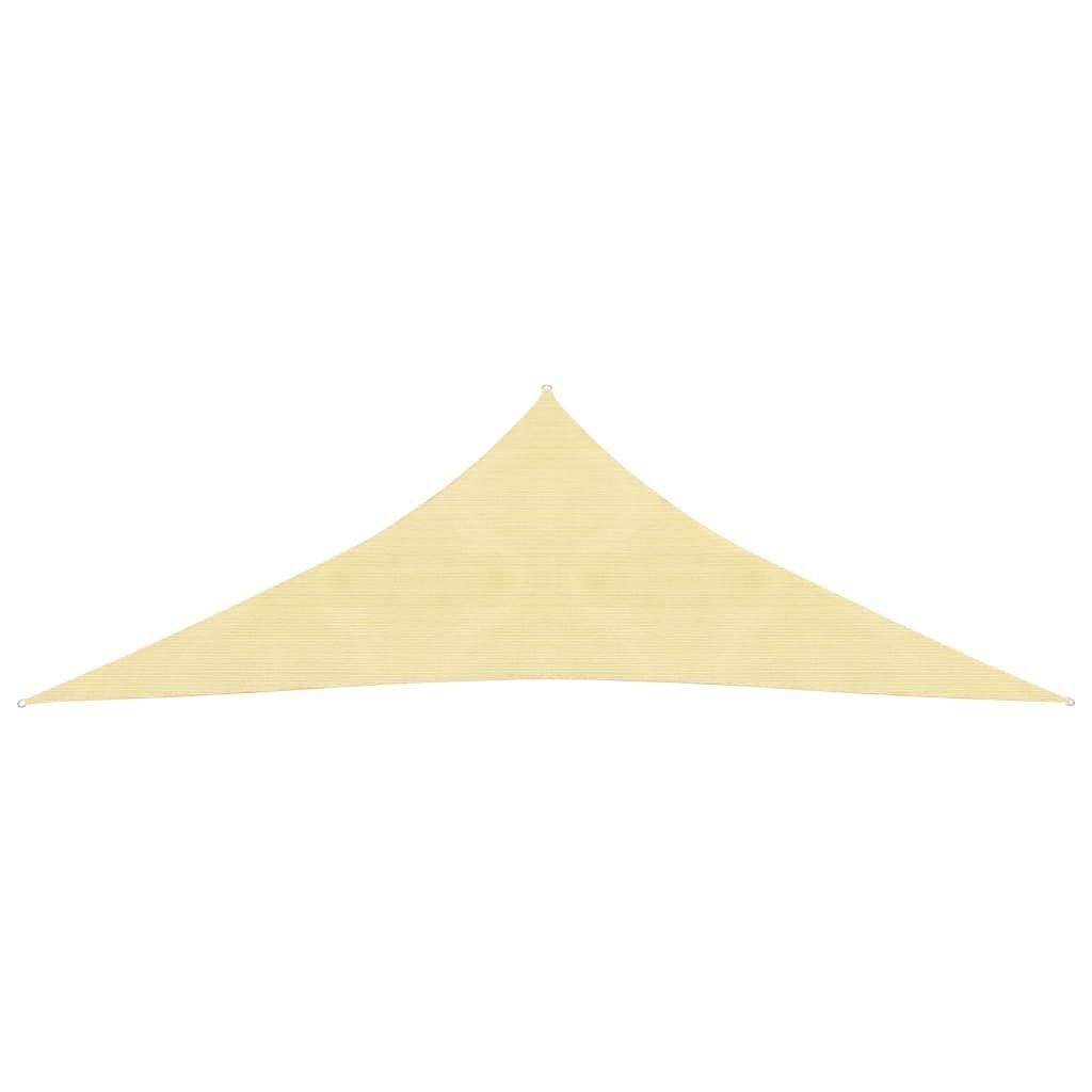 vidaXL Sonnensegel 25 x 25 x 35 m Sonnensegel 160 gm² Beige 2,5x2,5x3,5 m HDPE Beschattun