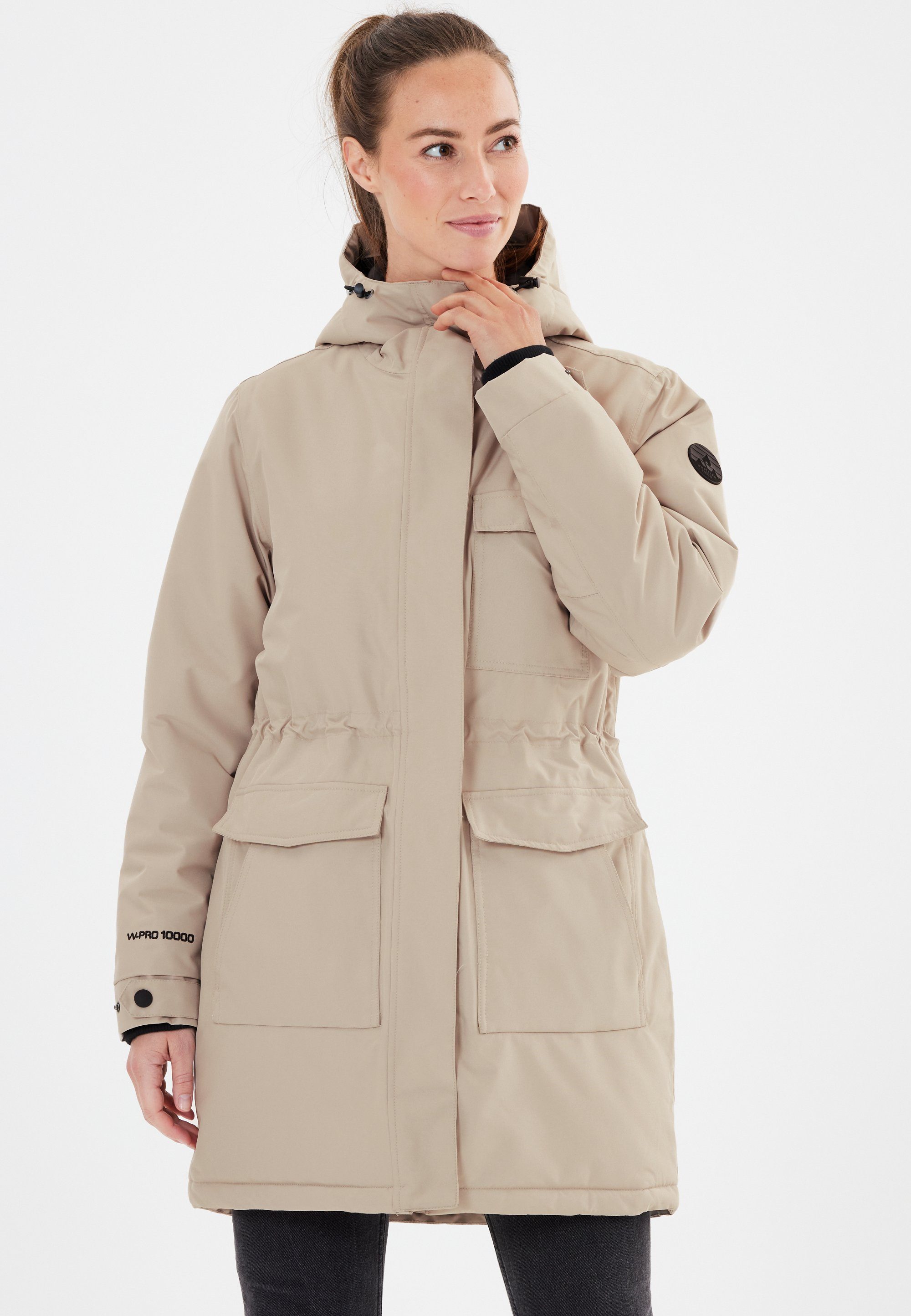 Siberia WHISTLER wasserdichter wind- hellbeige Parka und in Qualität