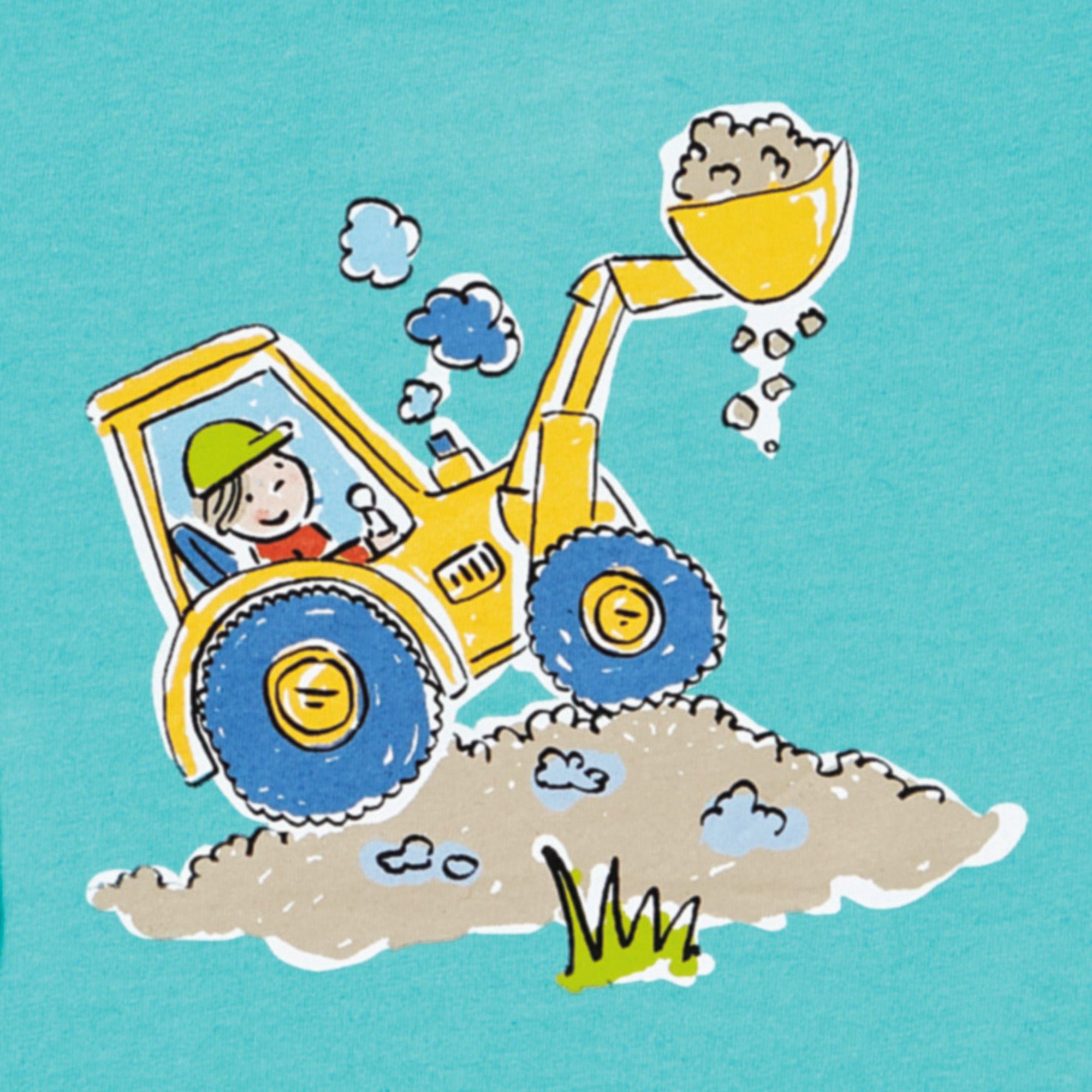 Erwin Müller Pyjama Kinder-Schlafanzug Single-Jersey gemustert