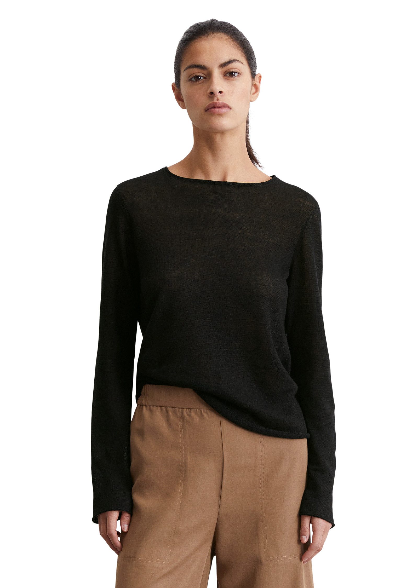 Marc O'Polo Strickpullover aus reinem Leinen günstig online kaufen