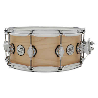 DW Snare Drum, Design Snare 14"x6" Natural Satin - Snare Drum
