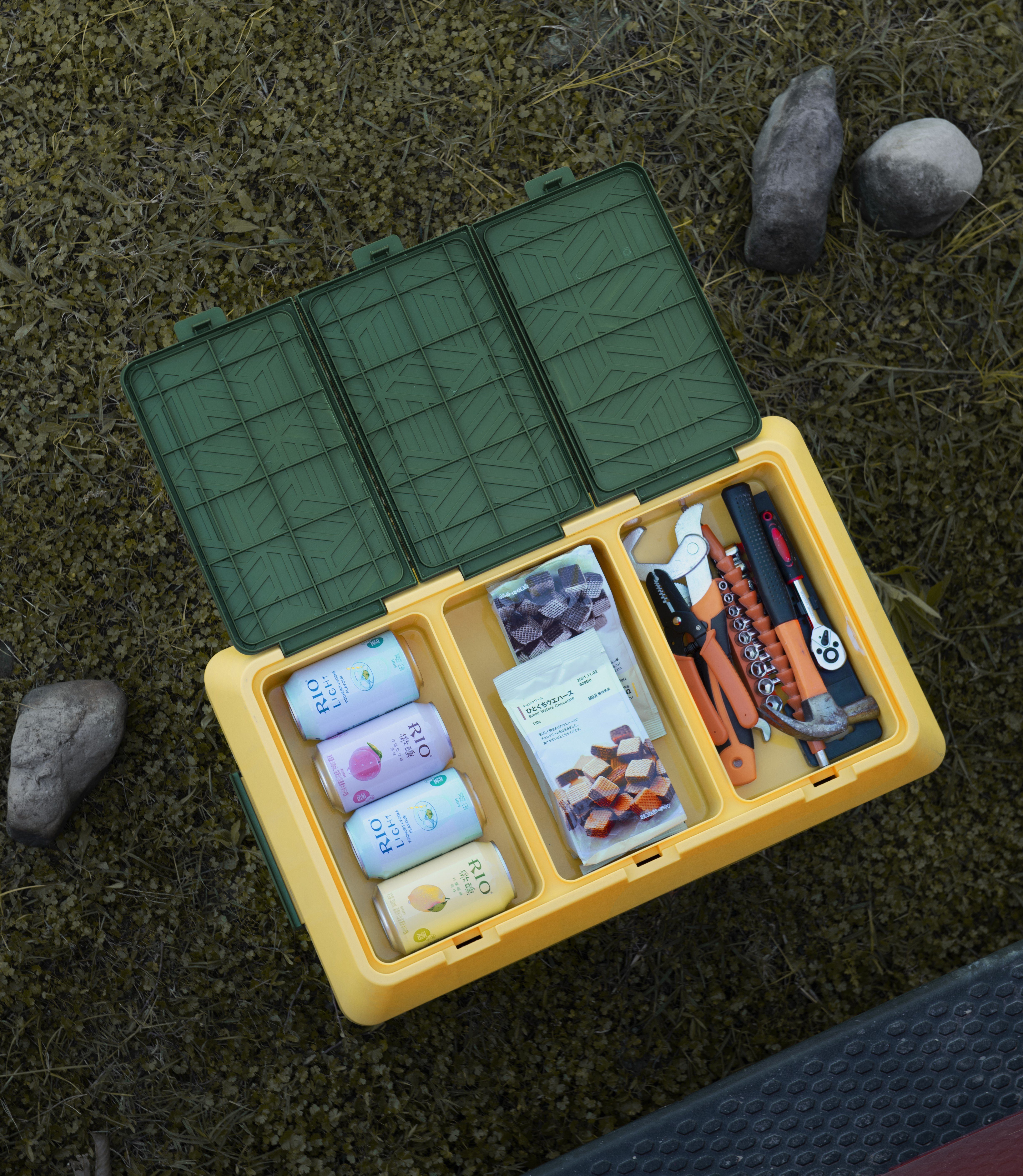 U.Uberlux Aufbewahrungsbox Aufbewahrungsbox mit Deckel Campingbox günstig online kaufen
