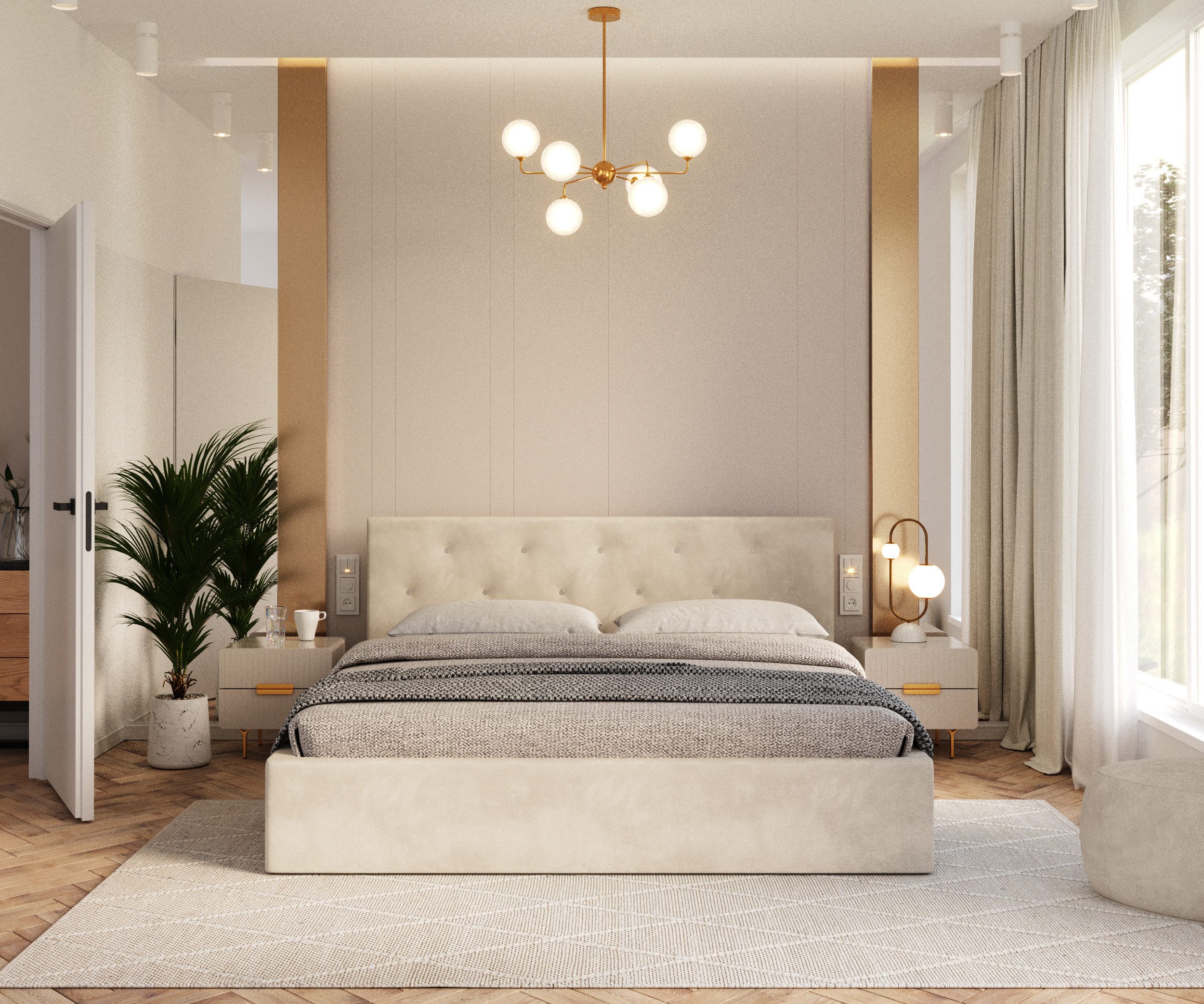 FDM Polsterbett Bettrahmen Bettgestell 90x200, 120x200, günstig online kaufen