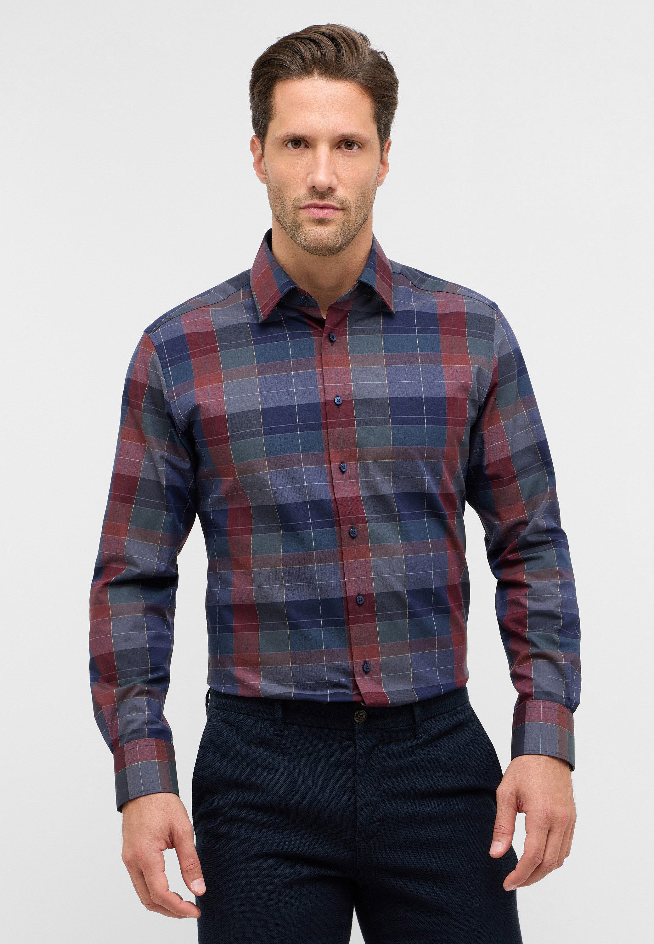 Eterna Langarmhemd MODERN FIT NON IRON günstig online kaufen