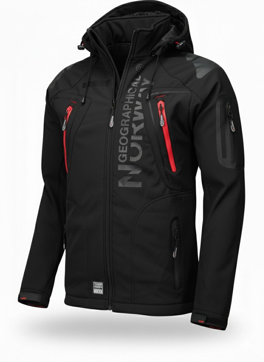 Geographical Norway Softshelljacke Herren Frühlings Jacke Softshell Outdoor Regen Übergangs