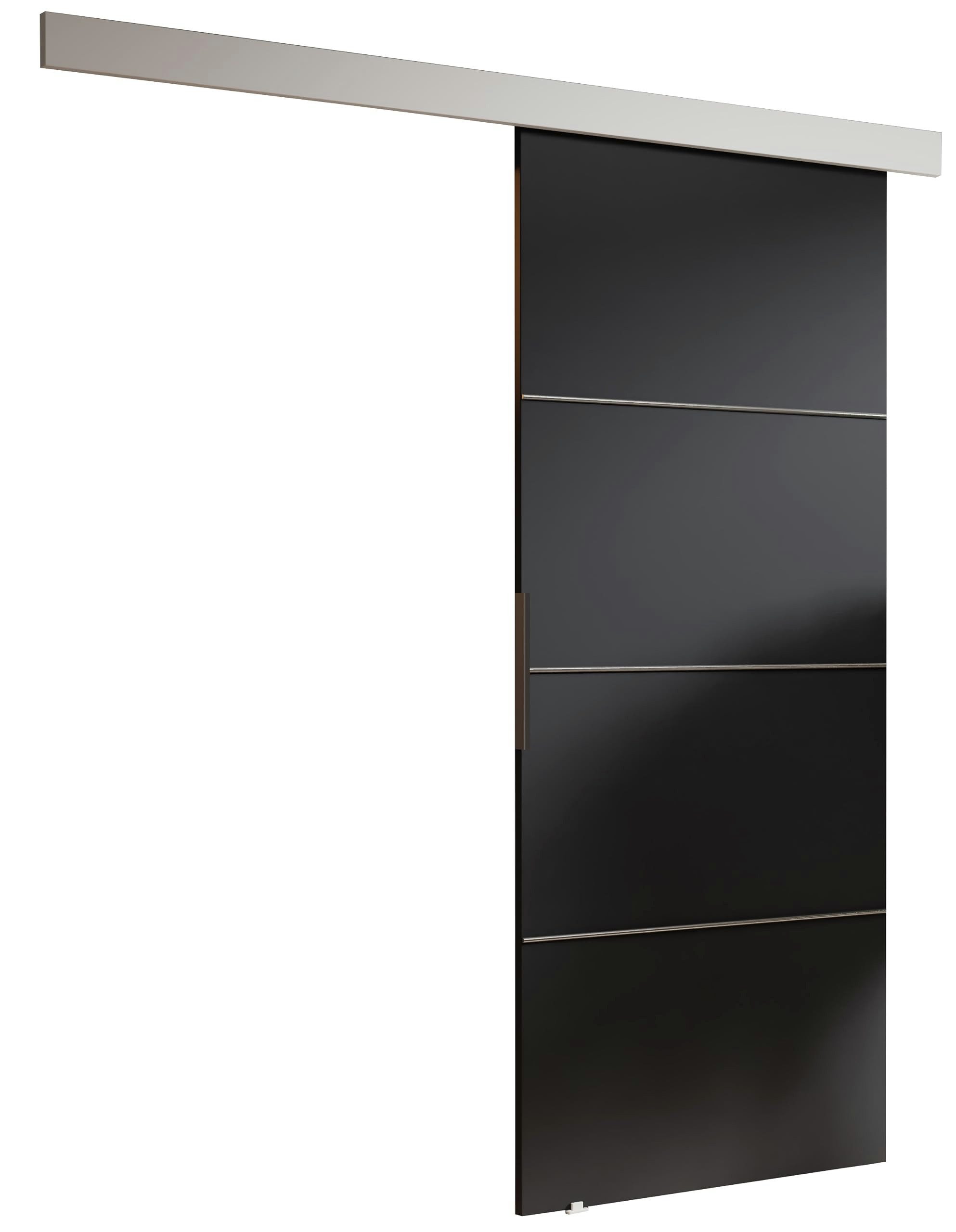 KIER FURNITURE Schiebetür MALIBU PLUS - 86 x 205 x 1.6 cm - Universell - Graphit