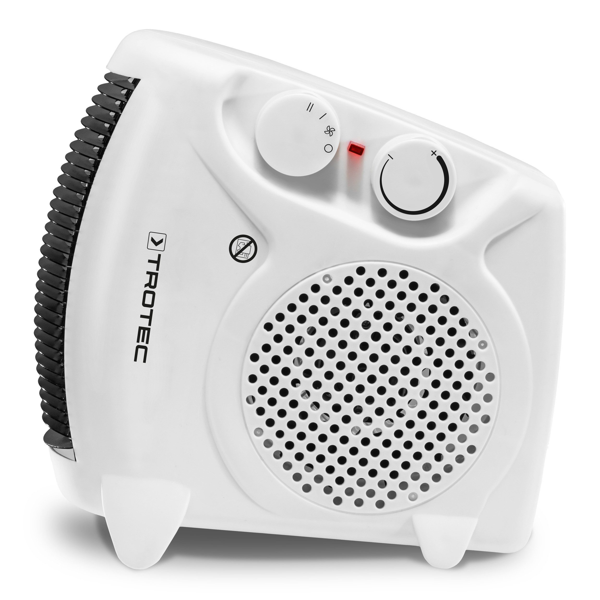 TROTEC Heizlüfter Heizlüfter TFH 19 E, Schnelle Wärme ohne Vorheizen 2 Heizstufen