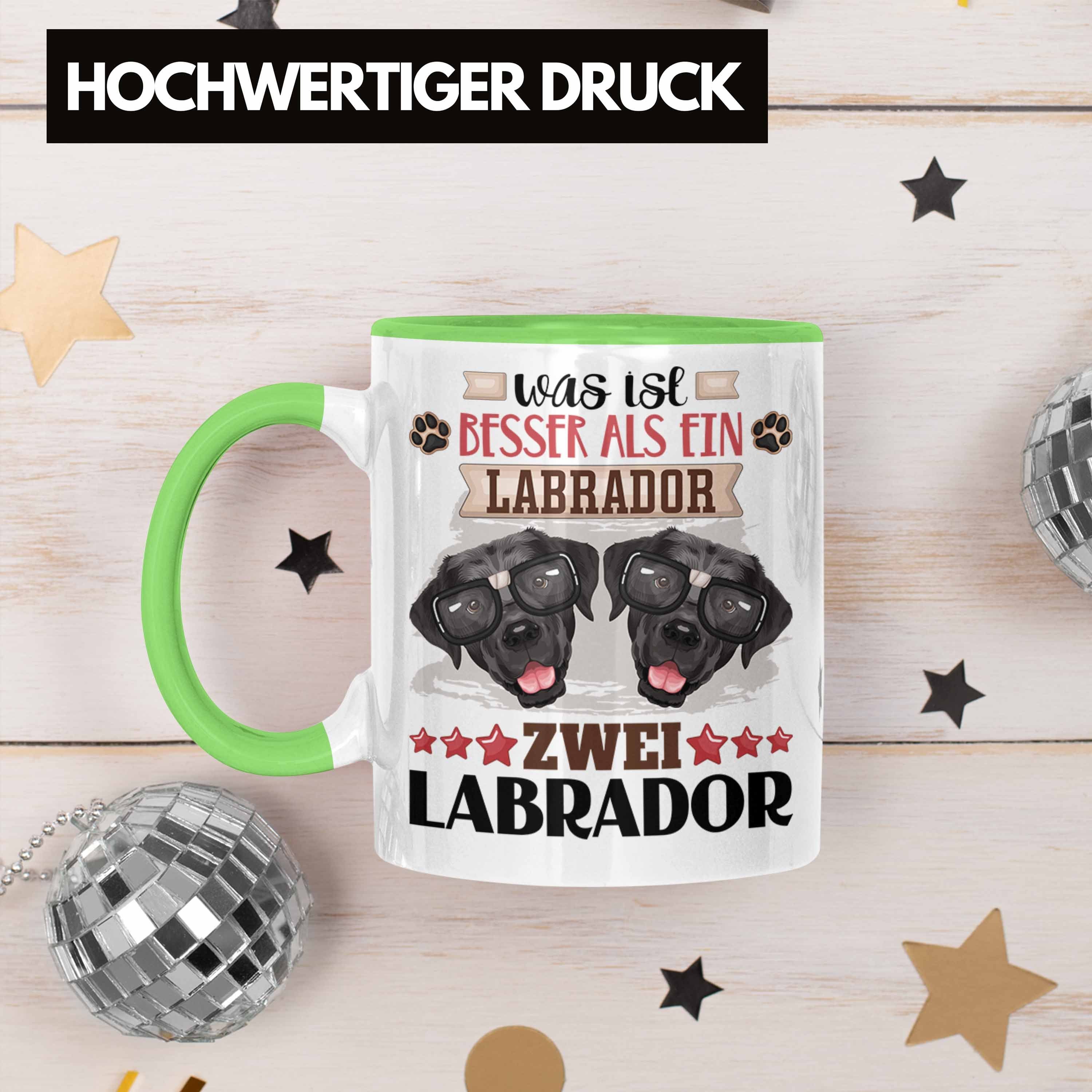 Trendation Tasse Besitzer Ist Tasse Spruch Was Lustiger Geschenkidee Labrador Grün Geschenk