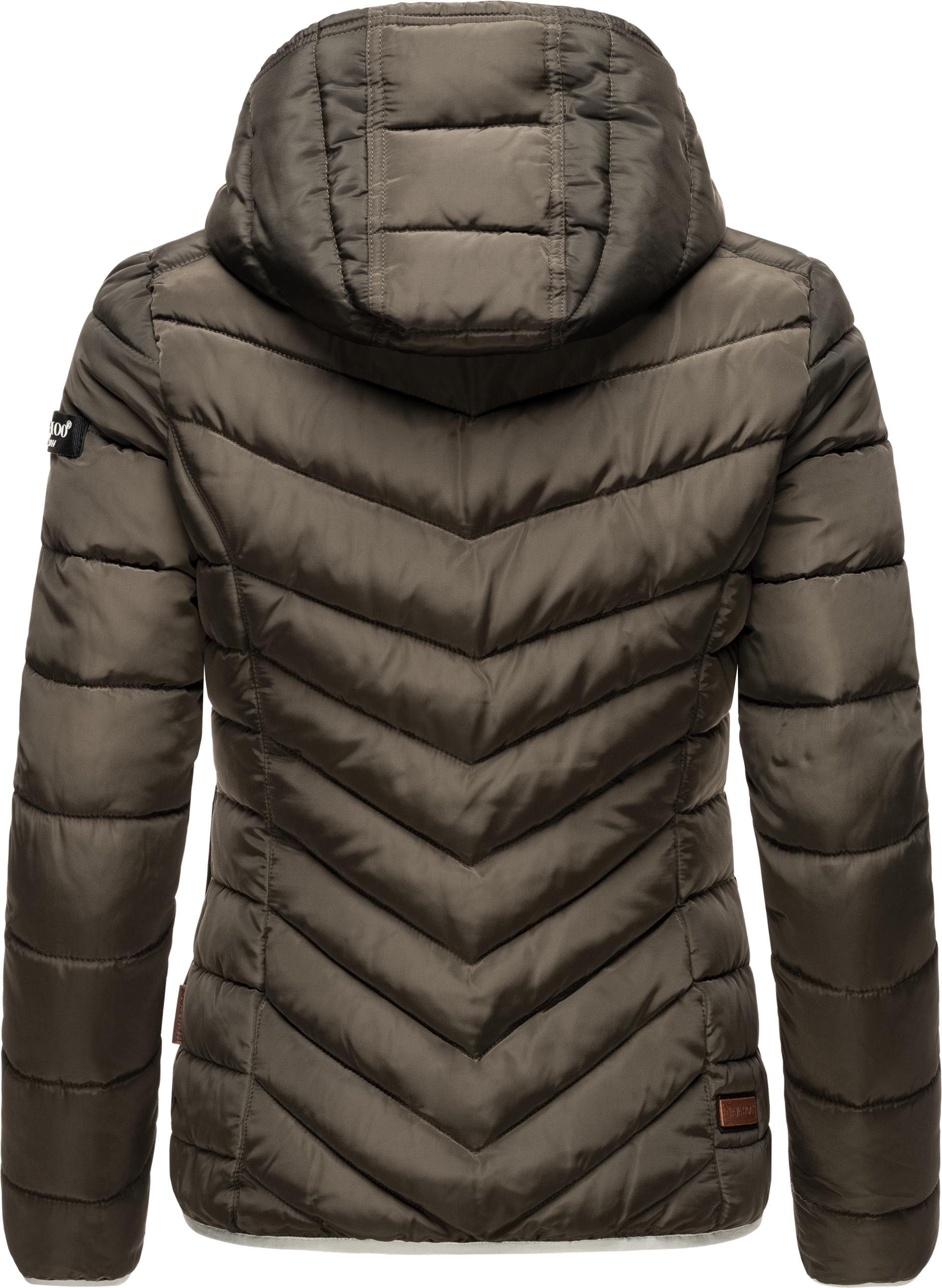 Navahoo Steppjacke Elva stylische Damen Winterjacke mit Kapuze
