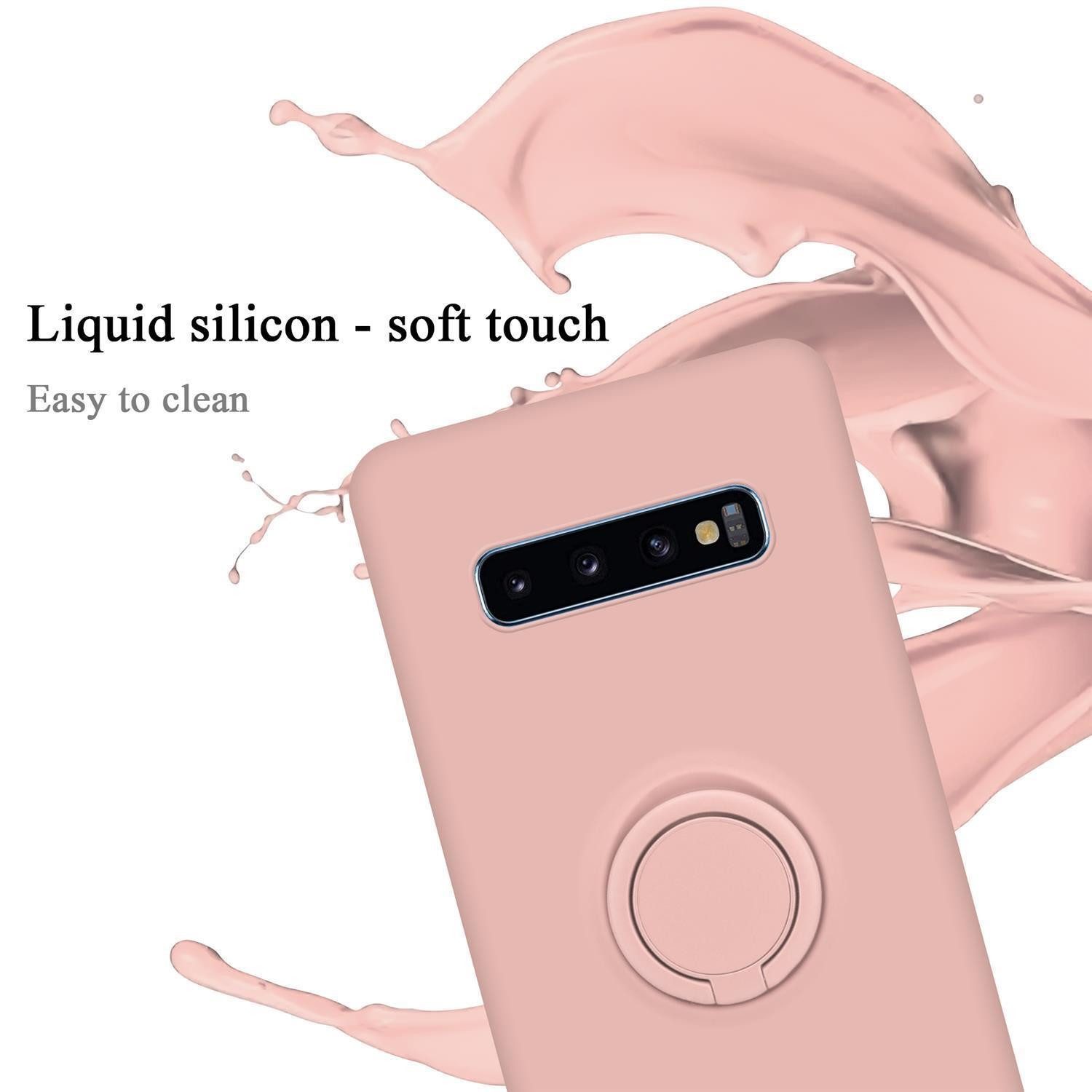 Cadorabo Handyhülle für Samsung Galaxy S10 PLUS Hülle Samsung Galaxy S10 PLUS, Robustes Hard Case - Handy Schutzhülle - Hülle - Back Cover Bumper