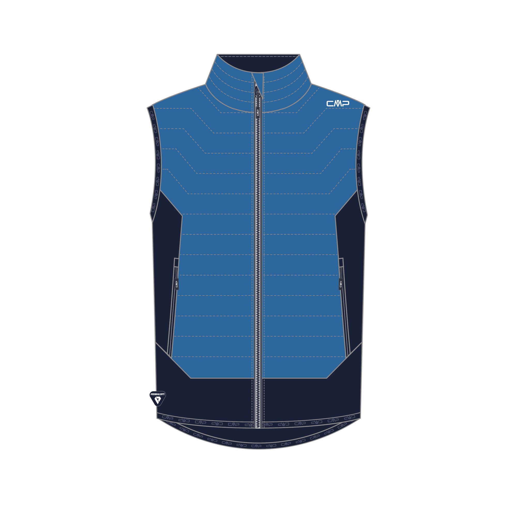 Funktionsweste CMP Herren Weste Man Vest Hybrid 34Z1927