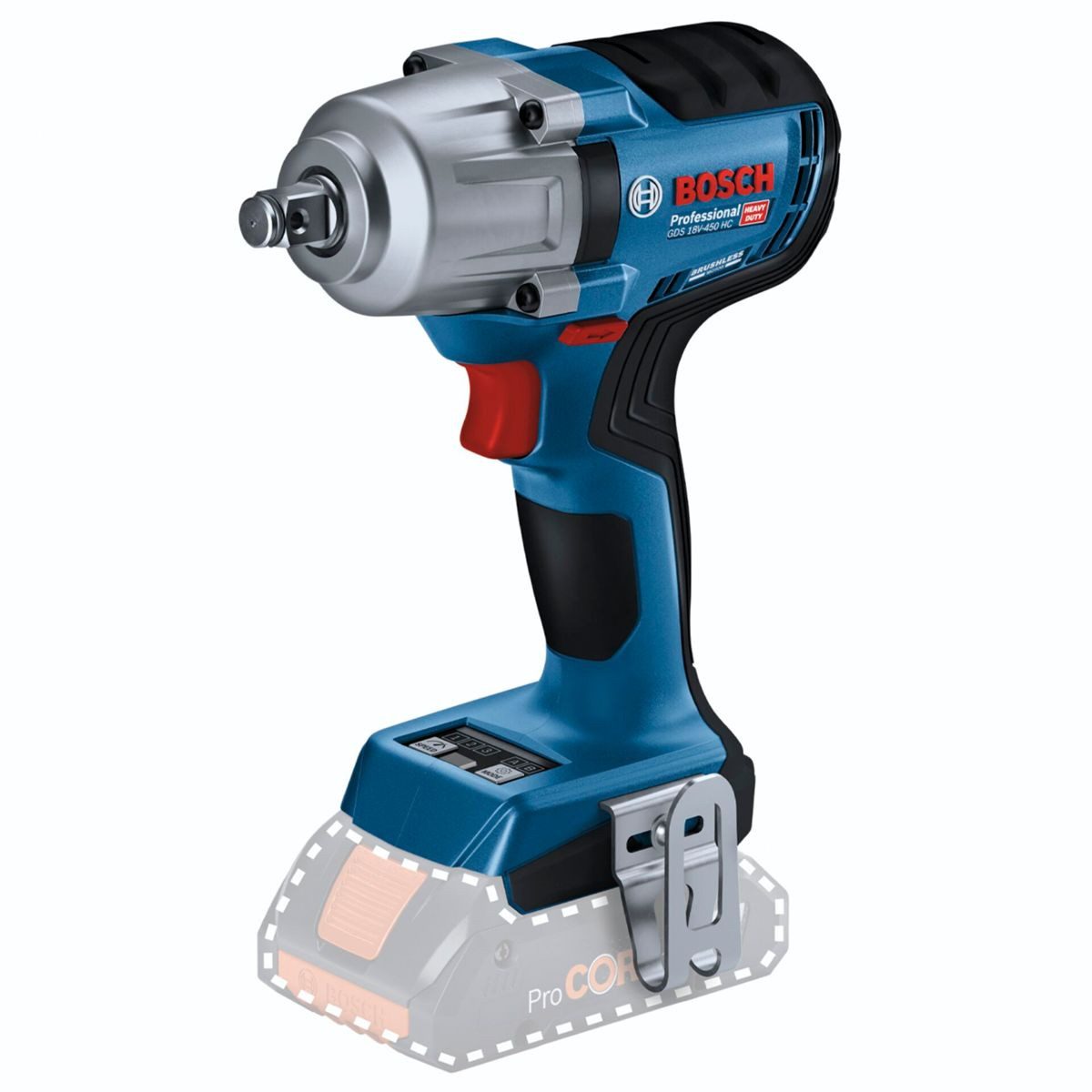 BOSCH Bohrschrauber GDS 18V-450 HC Akku-Drehschlagschrauber günstig online kaufen