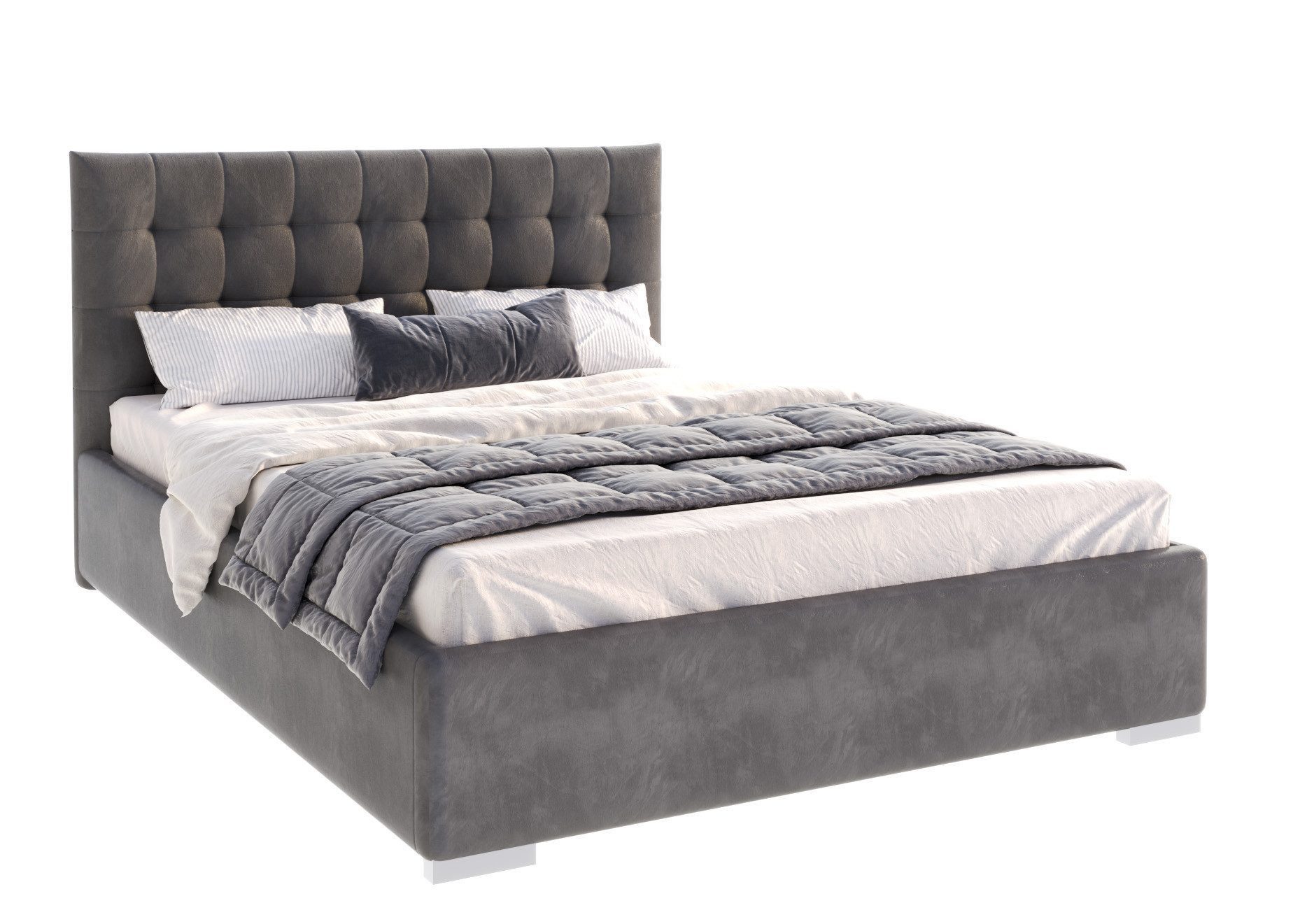 thematys Polsterbett Bett Stauraumbett aus Velours 120x200 140x200 160x200 günstig online kaufen