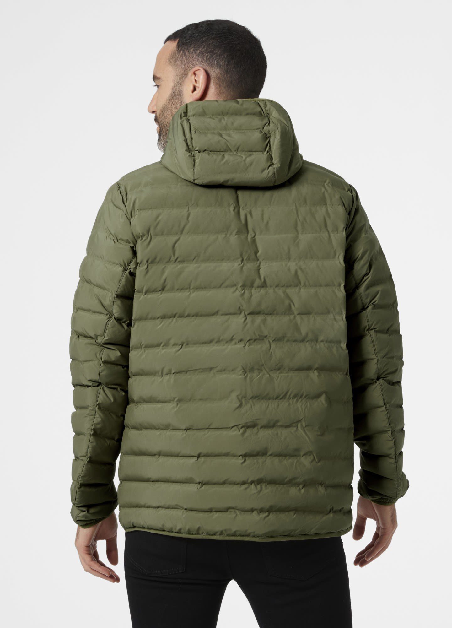 Green Mono Helly Insulator Material Hansen Terrain Helly Anorak Hooded M Hansen