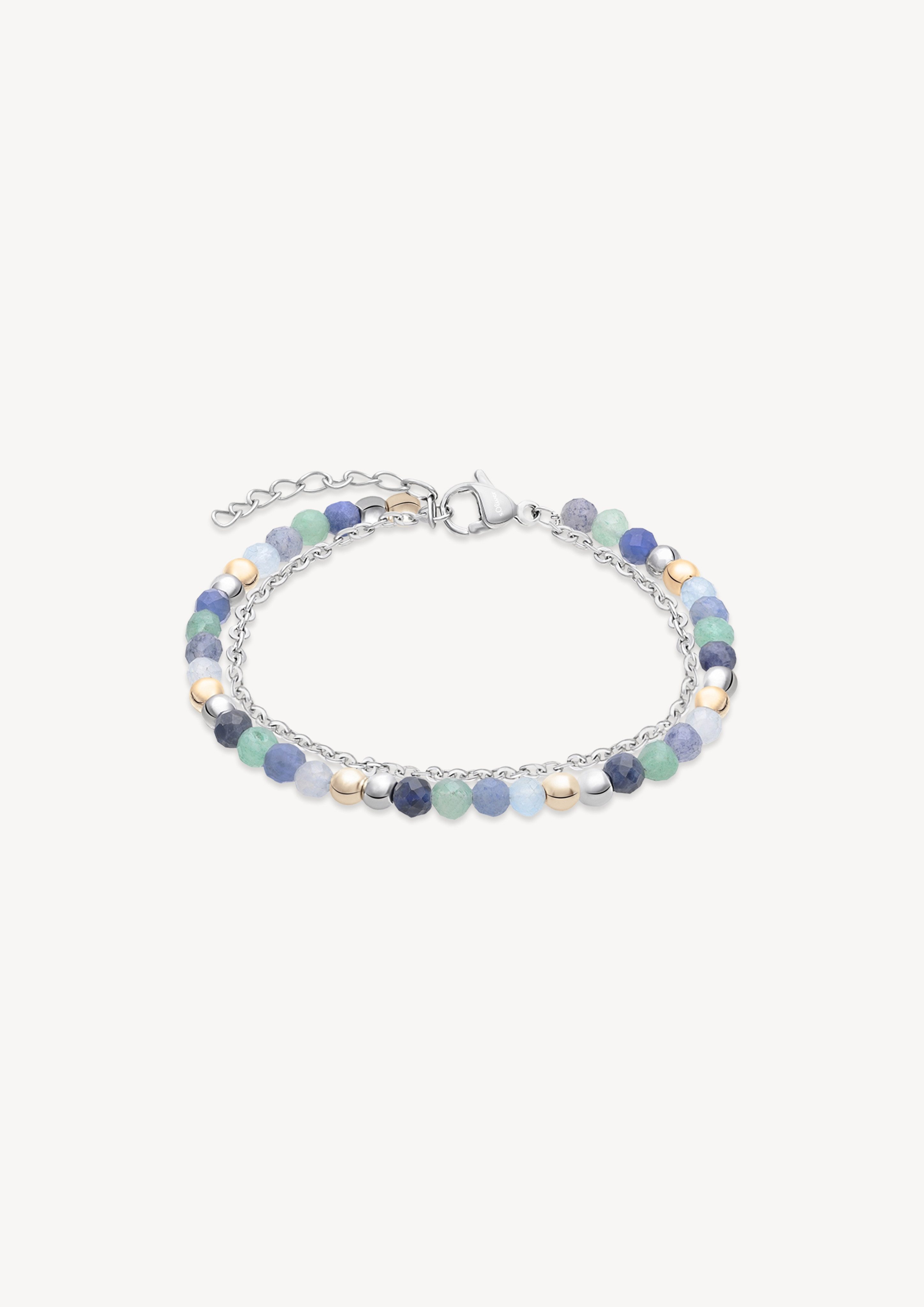 s.Oliver Fußkette Colorful Beads, mit Glasperle