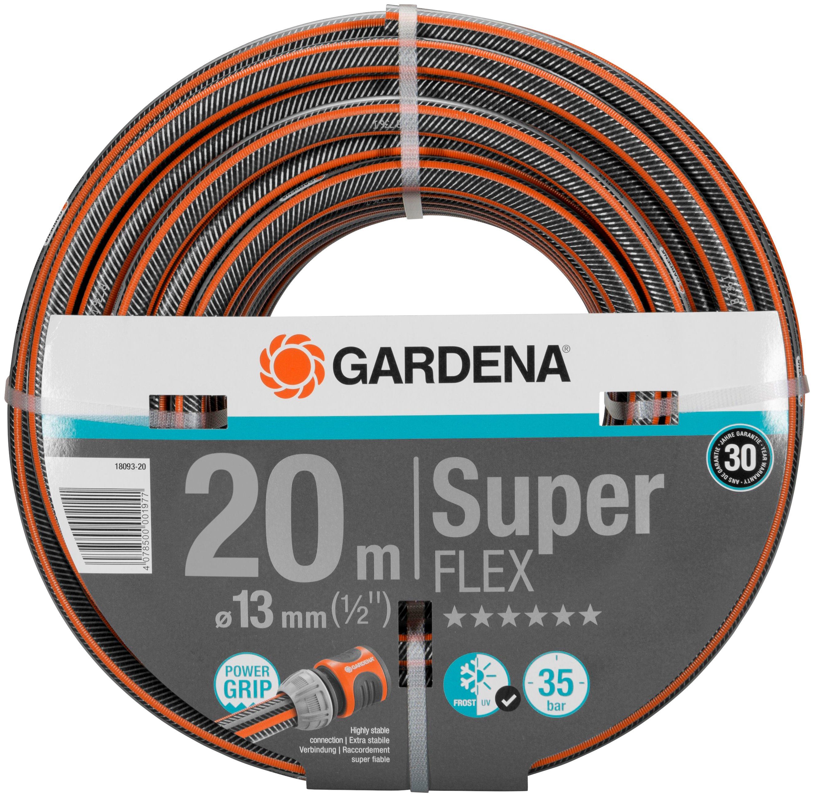GARDENA Gartenschlauch »Premium SuperFLEX, 1809320«, L 20 m, 13 mm (1