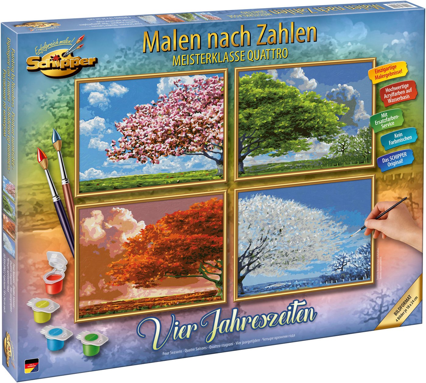 Thumbnail - Schipper Malen nach Zahlen Meisterklasse Quattro - Vier Jahreszeiten (Quattro)