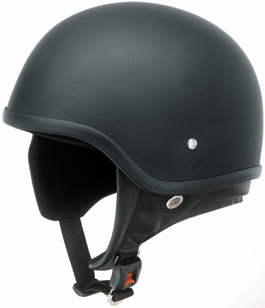 Redbike Motorradhelm RB-450 Jethelm Schwarz Matt