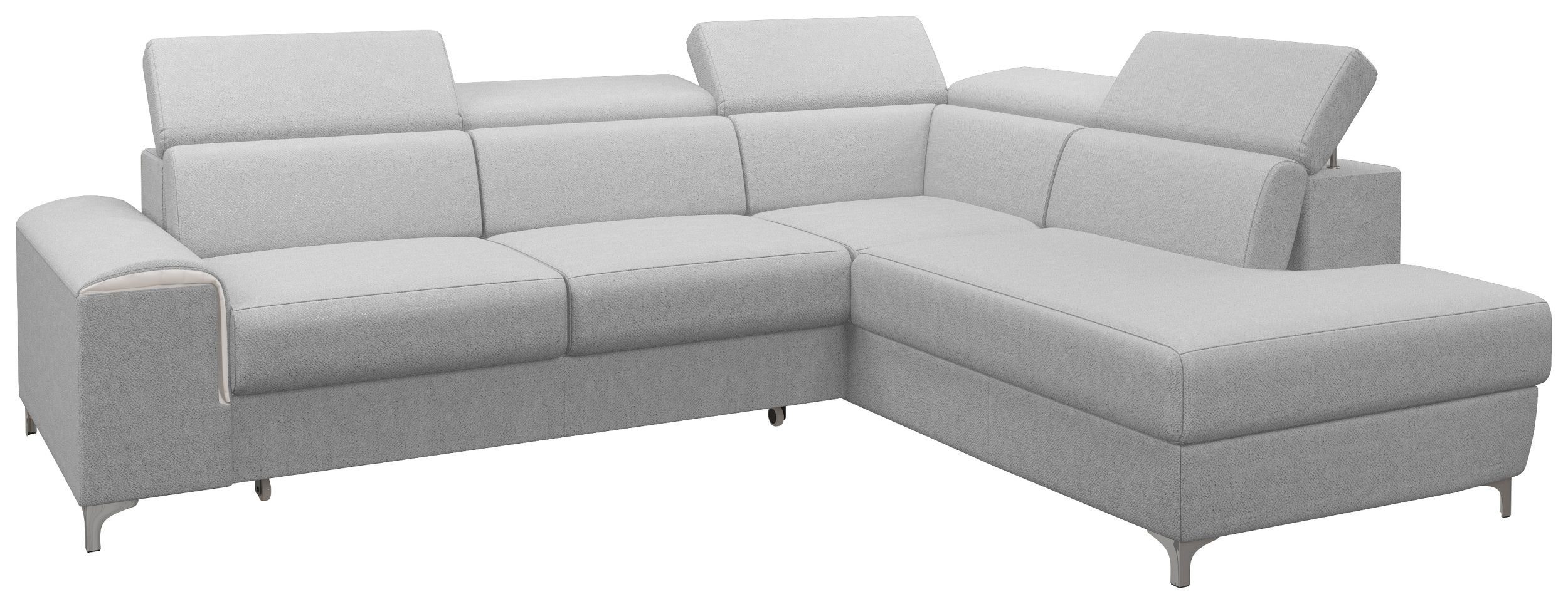 Stylefy Ecksofa Caio, frei L-Form, Bettfunktion, oder stellbar, rechts Eckcouch, Sitzkomfort, im Raum mit und Design mane links Bettkasten bestellbar, Modern