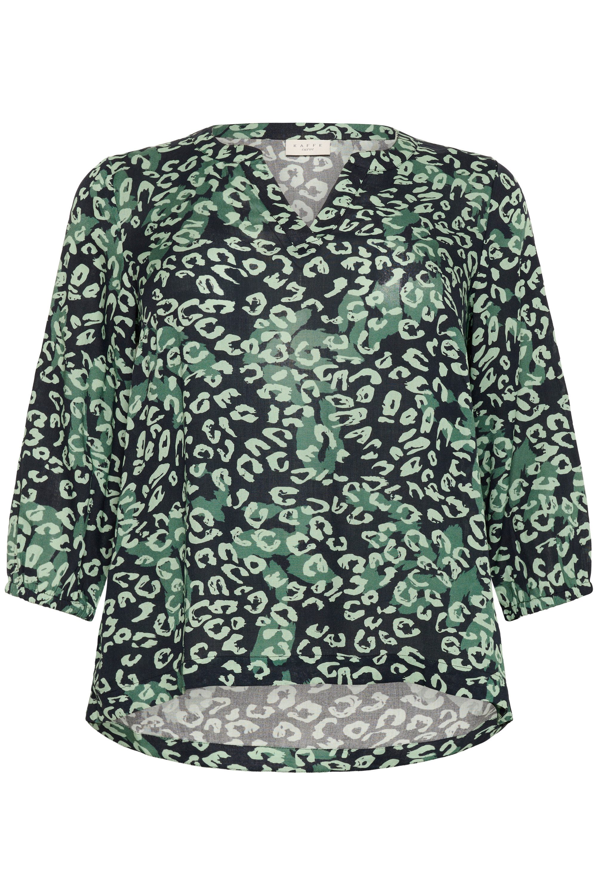 KAFFE Curve Kurzarmbluse Kurzarm-Bluse KCjanni Große günstig online kaufen